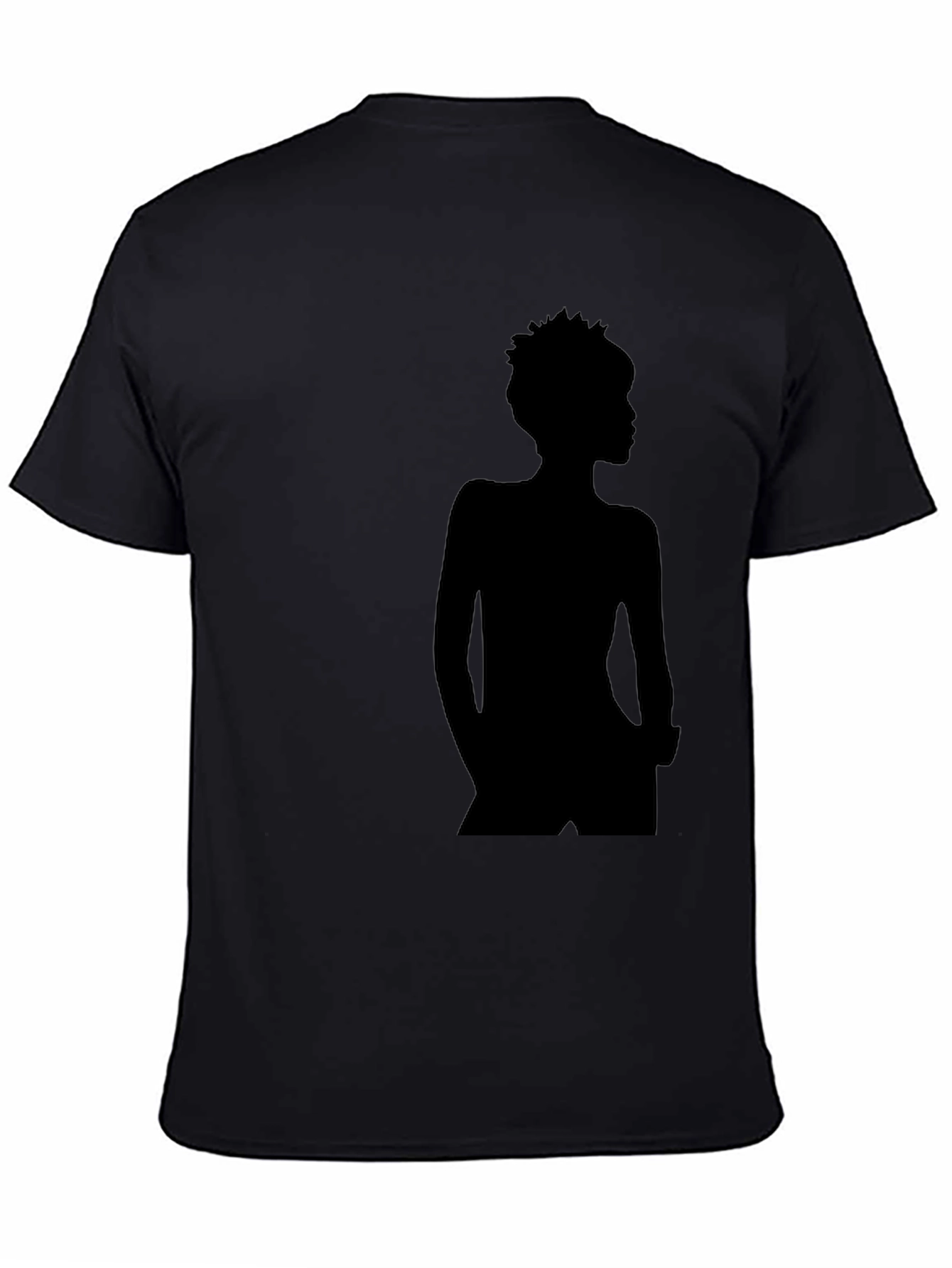 Silhouette Graphic Tee - Classic Black Cotton