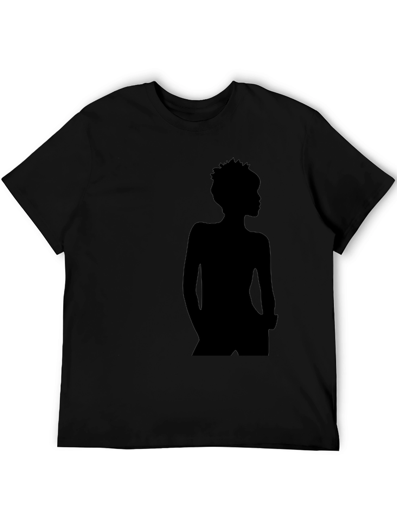 Silhouette Graphic Tee - Classic Black Cotton