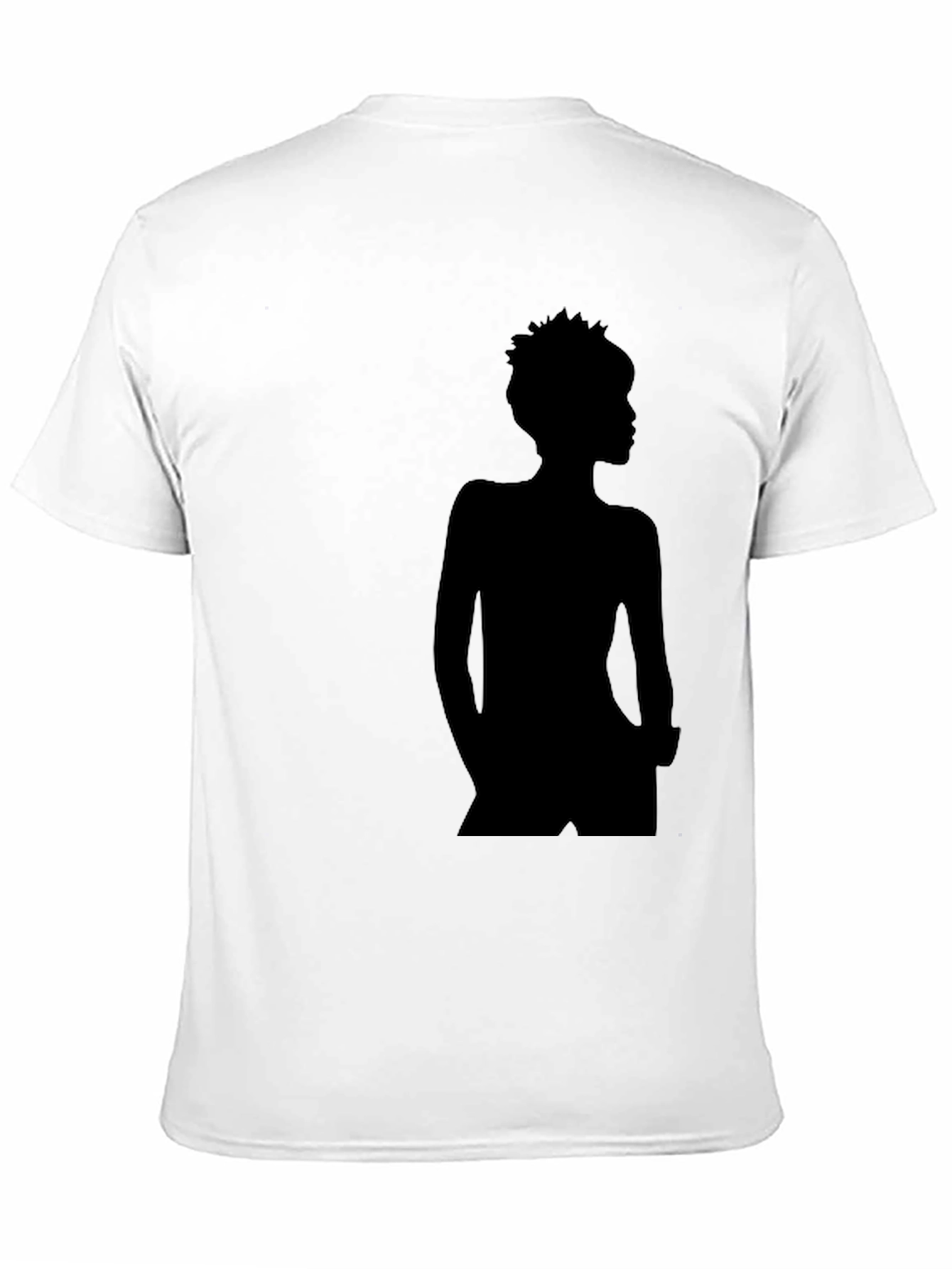 Silhouette Graphic Tee - Classic Black Cotton