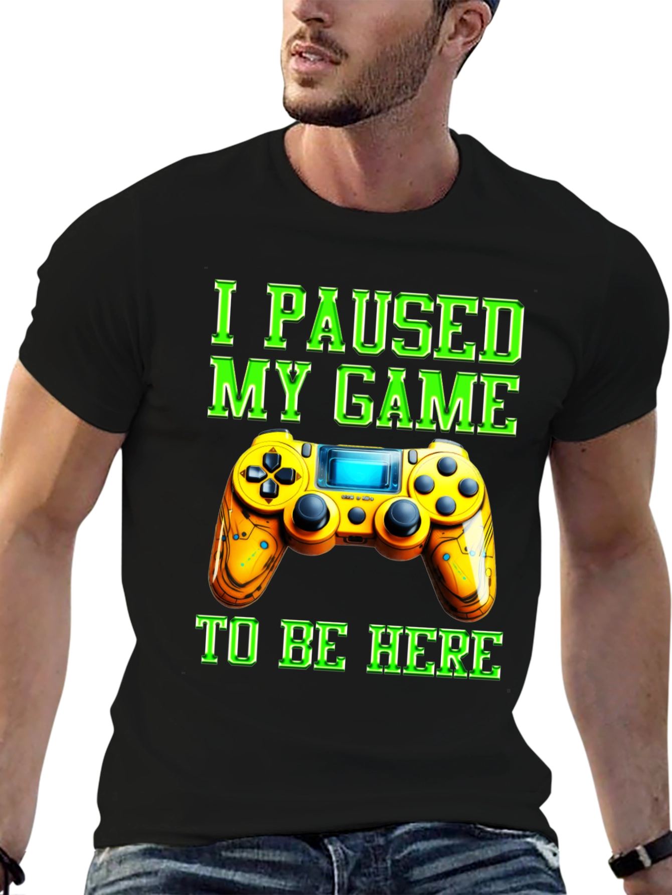 I Paused My Game to Be Here Graphic Tee