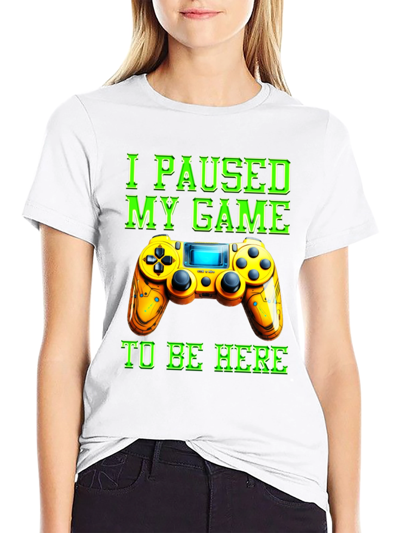 I Paused My Game to Be Here Graphic Tee
