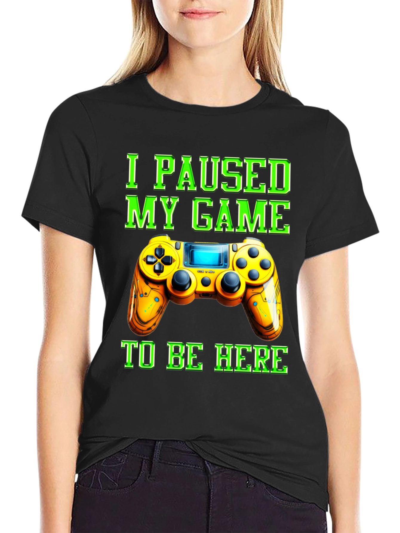 I Paused My Game to Be Here Graphic Tee