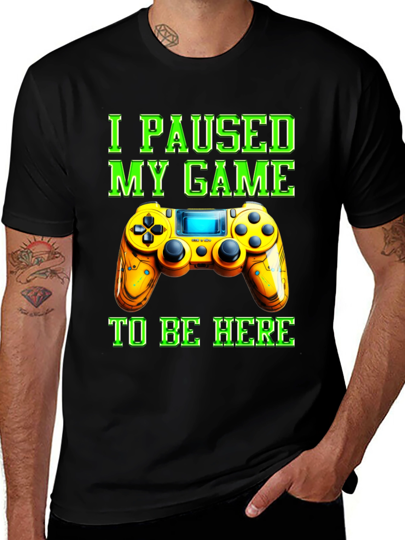 I Paused My Game to Be Here Graphic Tee