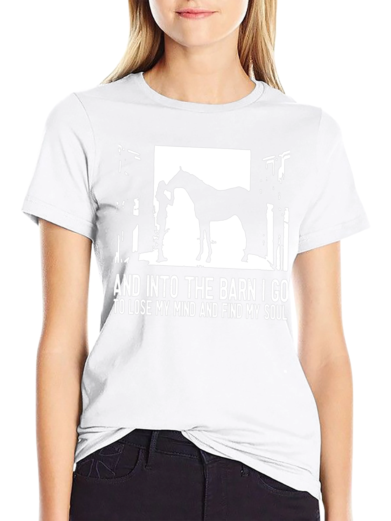 Barn Soul Graphic Tee - Horse Lovers Shirt