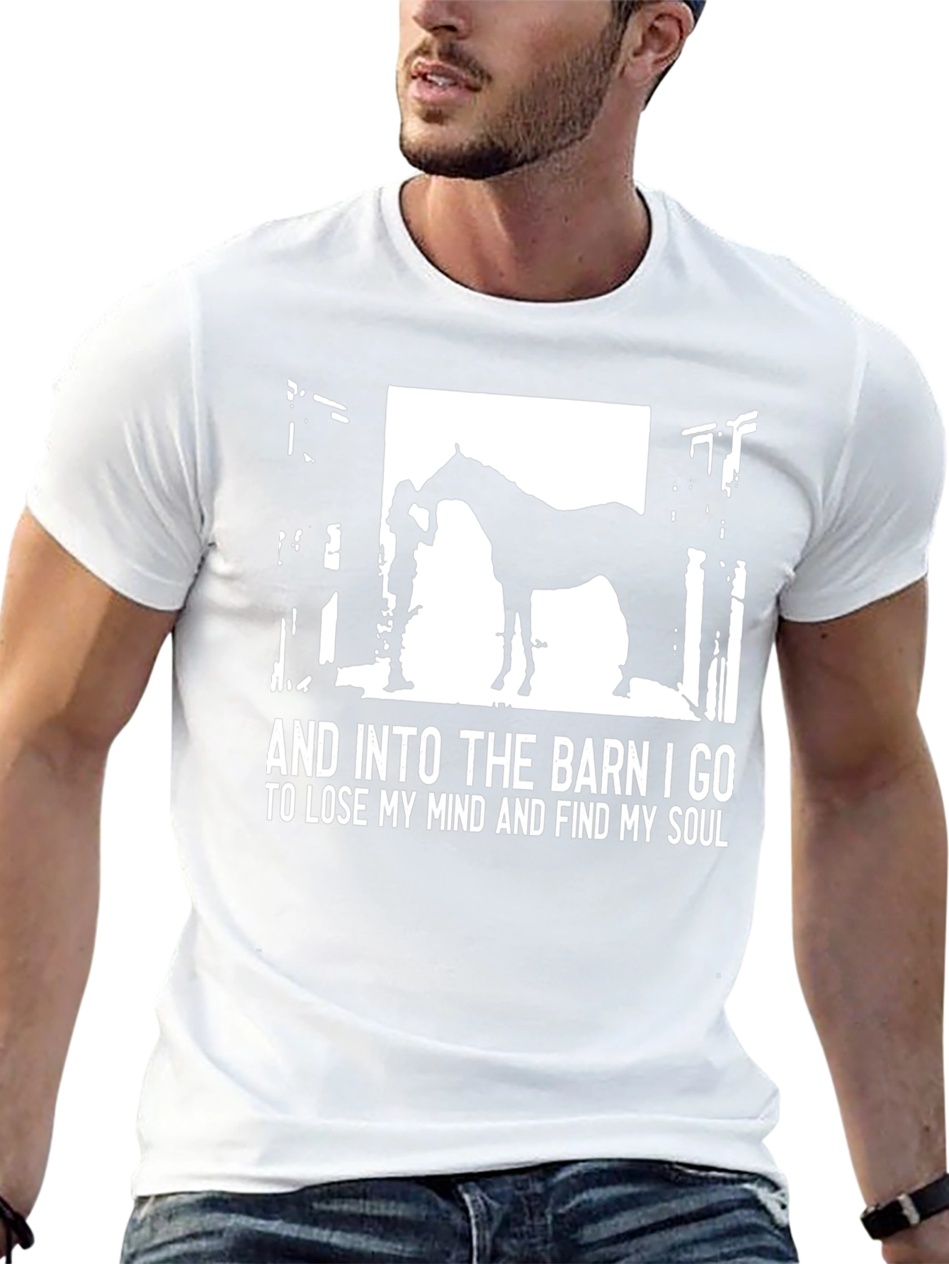 Barn Soul Graphic Tee - Horse Lovers Shirt