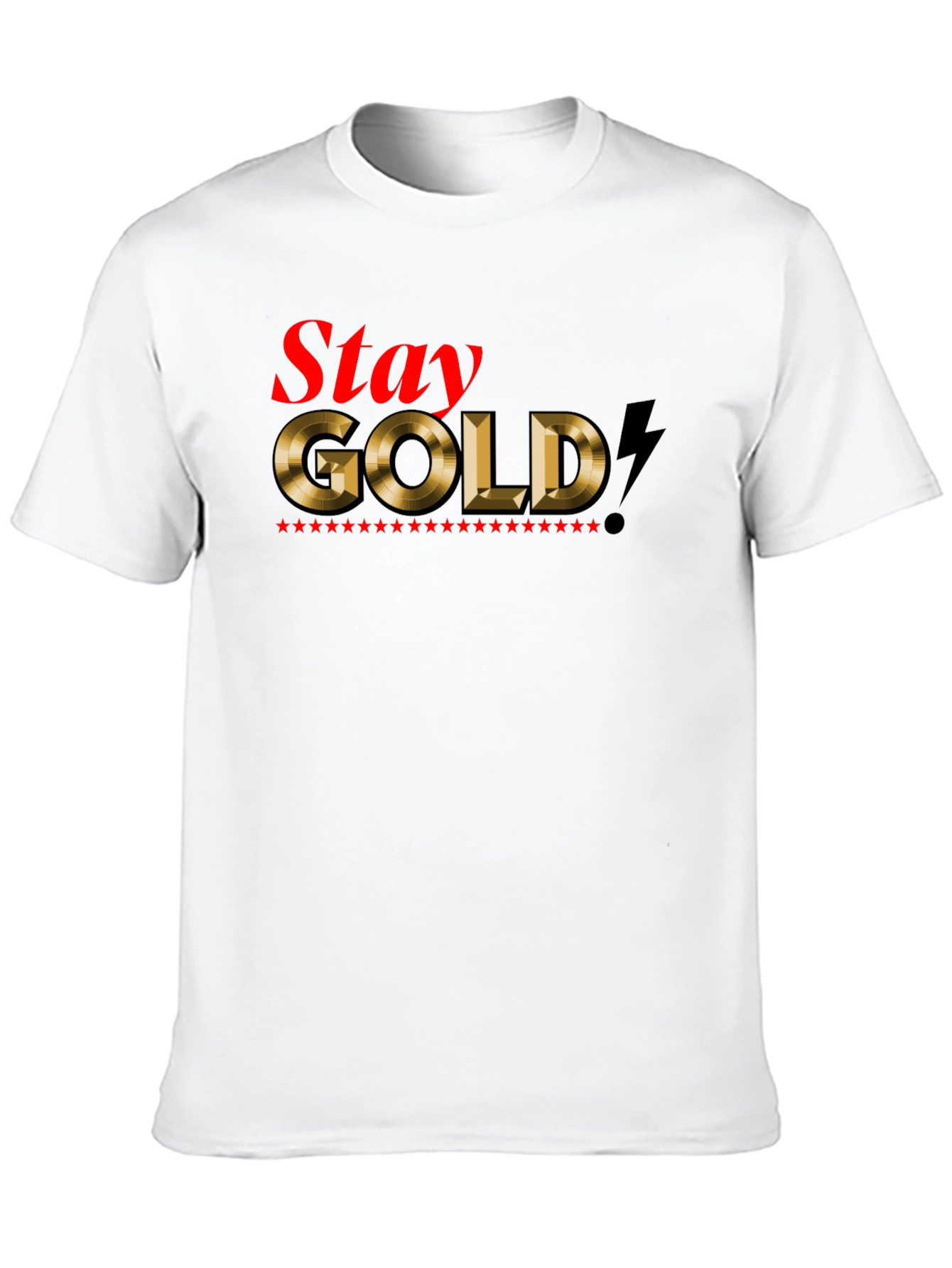 Stay Gold Graphic Tee - Mens Black T-Shirt