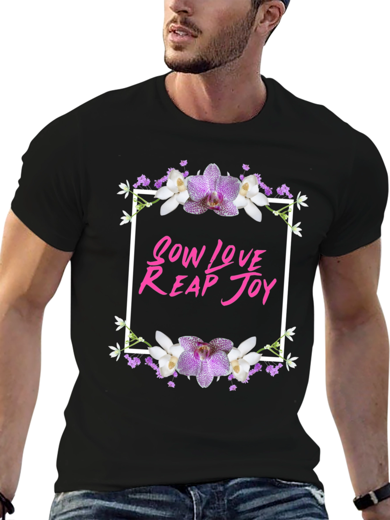Sow Love Reap Joy Floral Graphic Tee