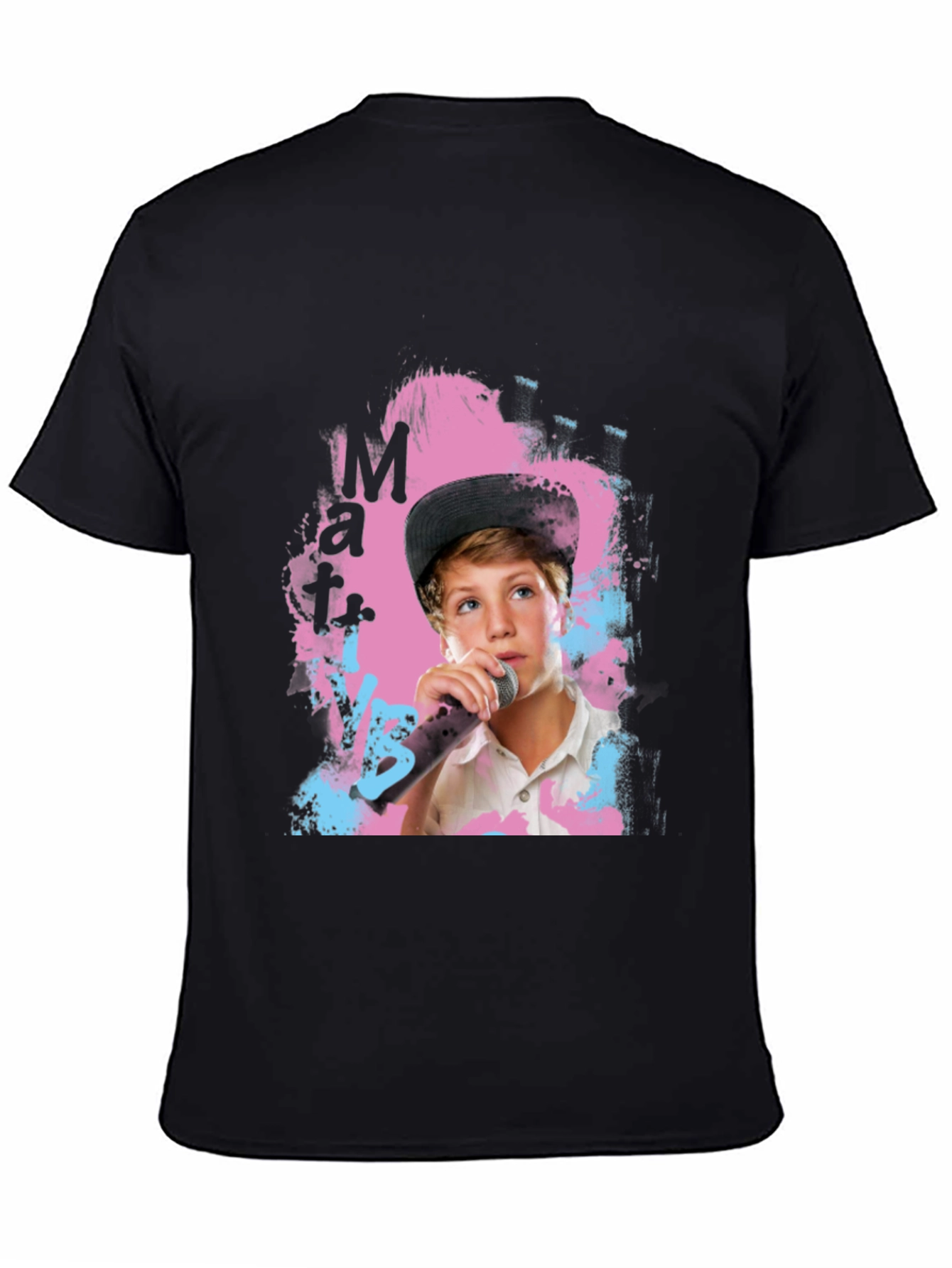 Matt VS Boy Graphic Tee - Black