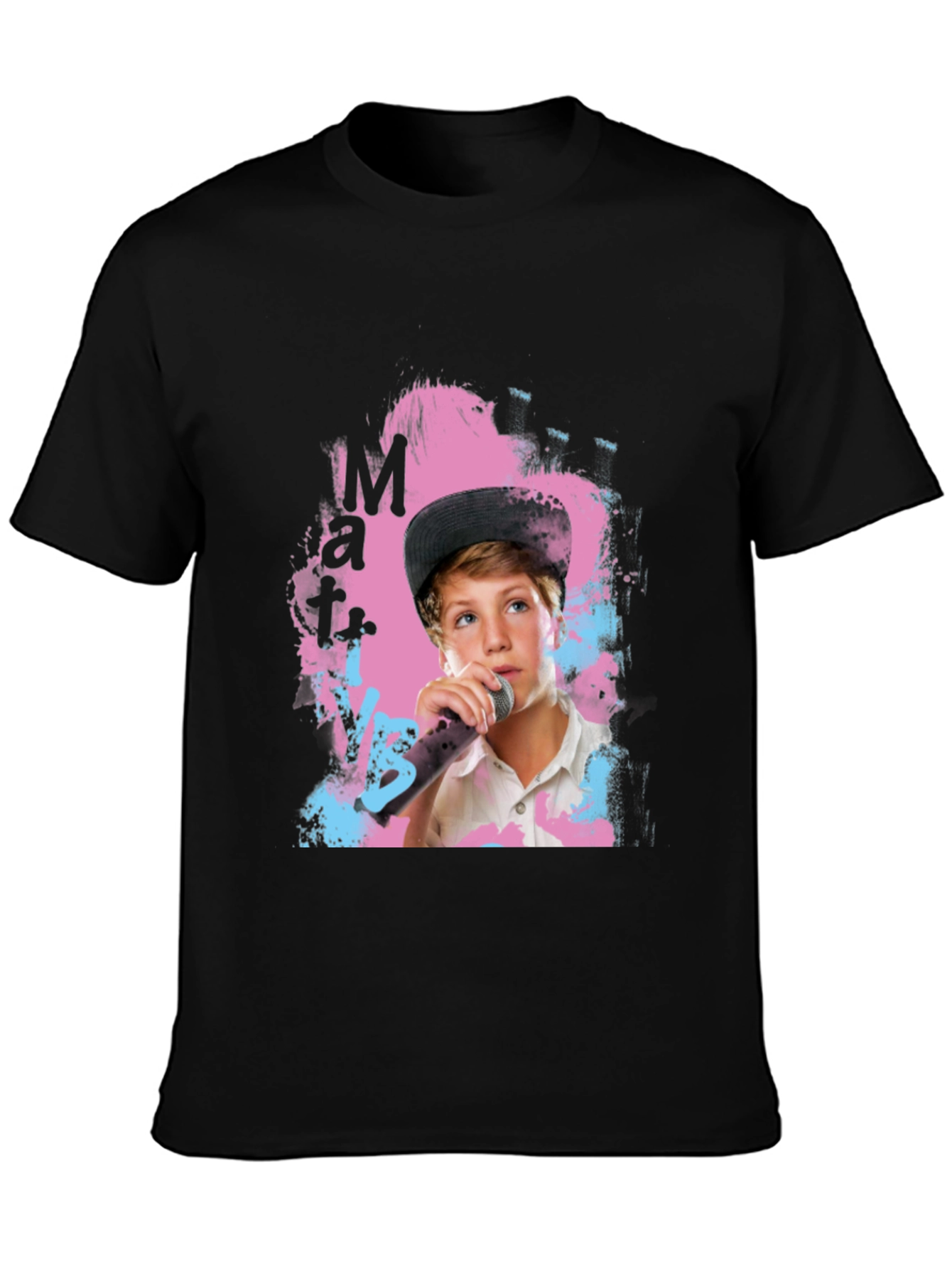 Matt VS Boy Graphic Tee - Black