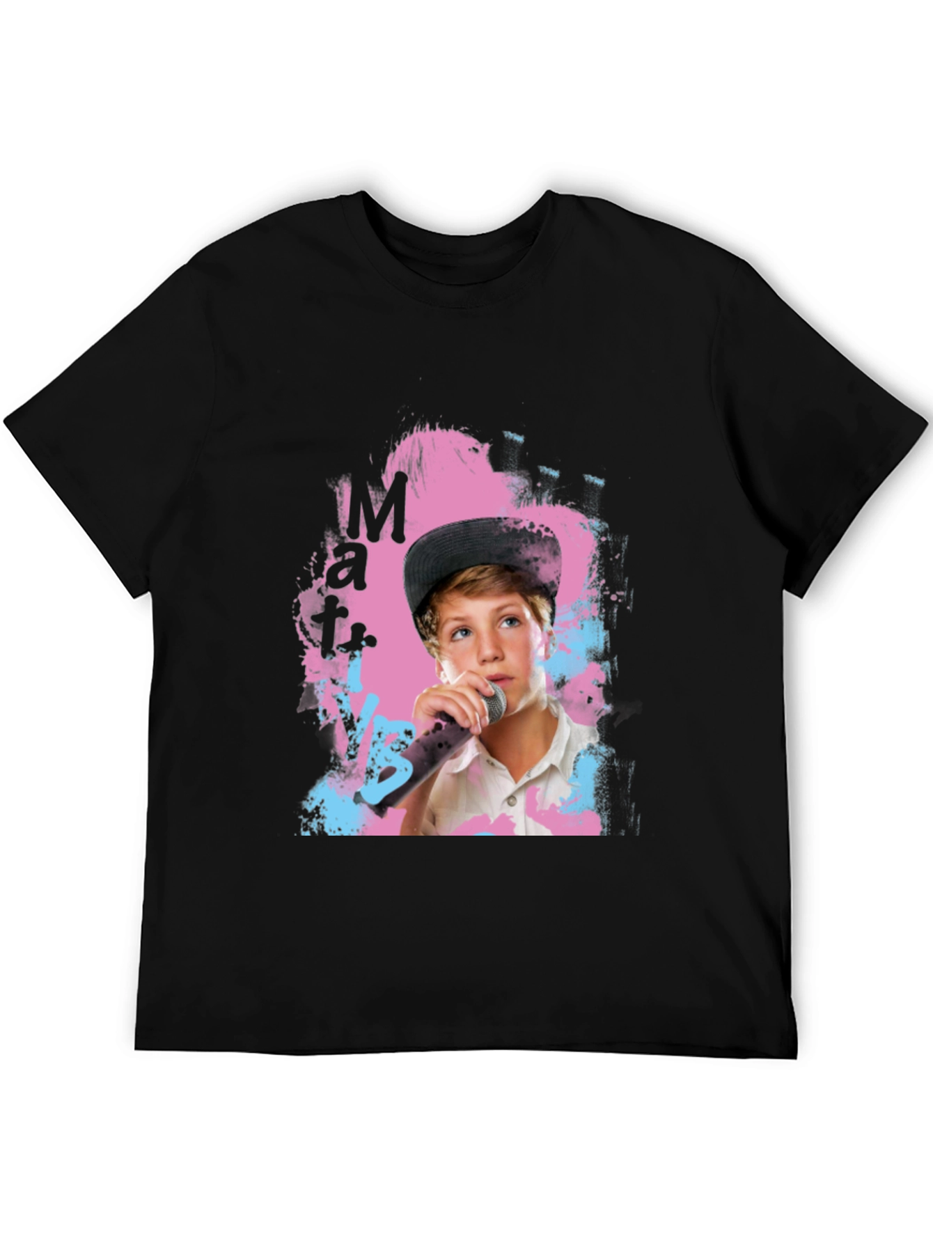 Matt VS Boy Graphic Tee - Black