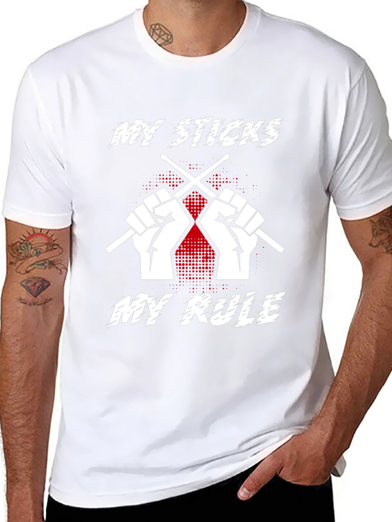 My Sticks My Rule Drummer T-Shirt