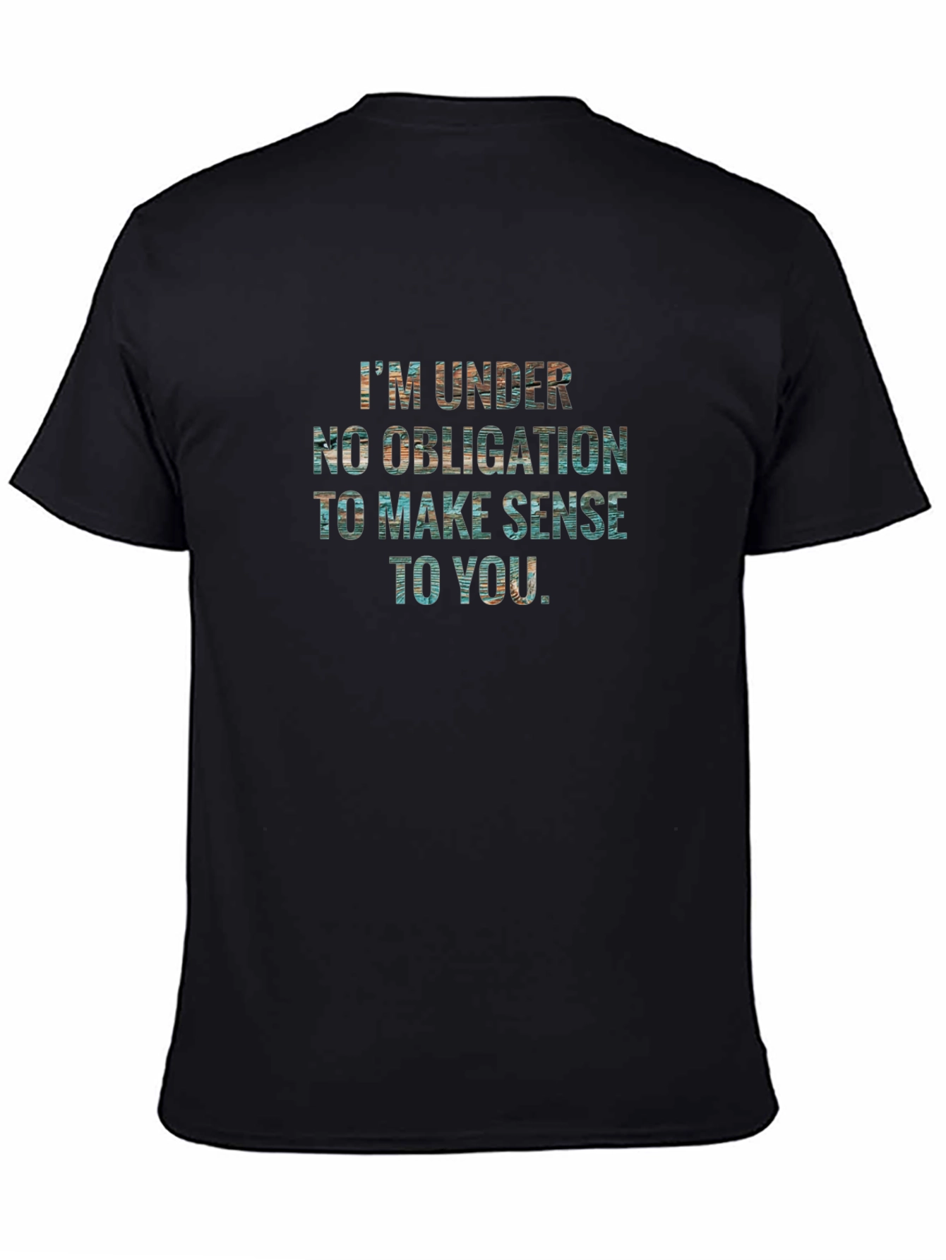 Funny Statement Graphic Tee - Make Sense