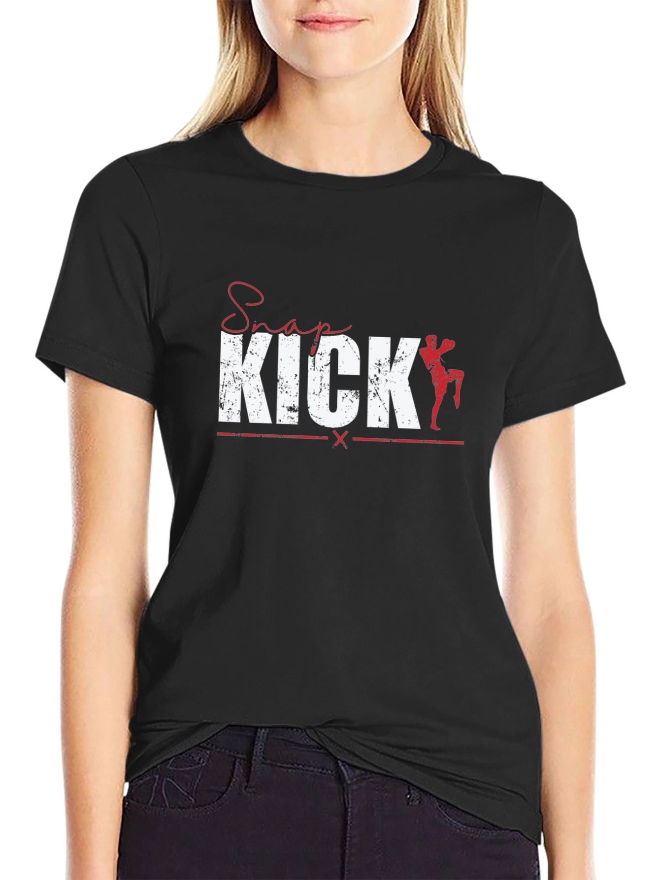 Snap Kick T-Shirt - Martial Arts Graphic Tee