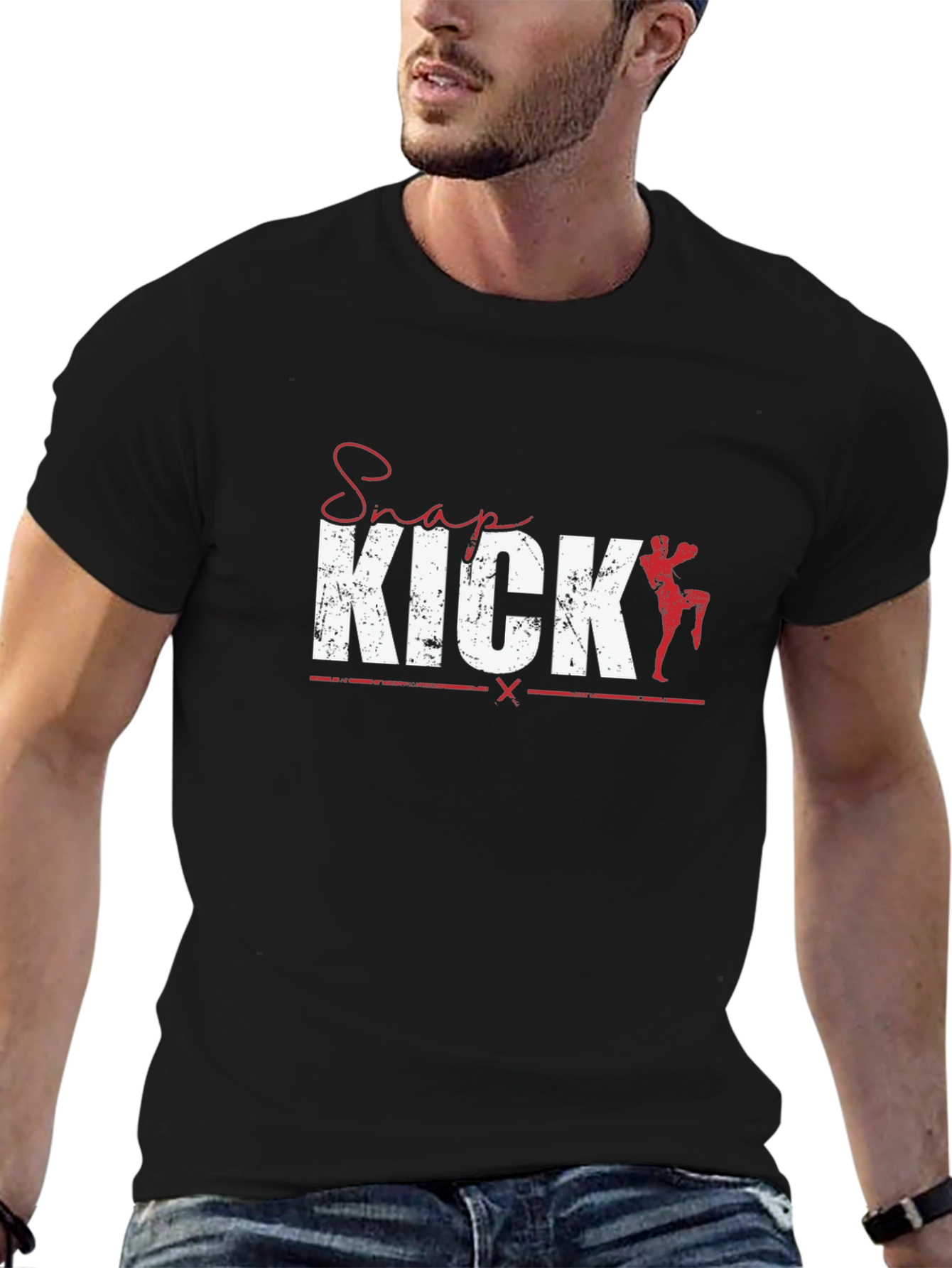 Snap Kick T-Shirt - Martial Arts Graphic Tee