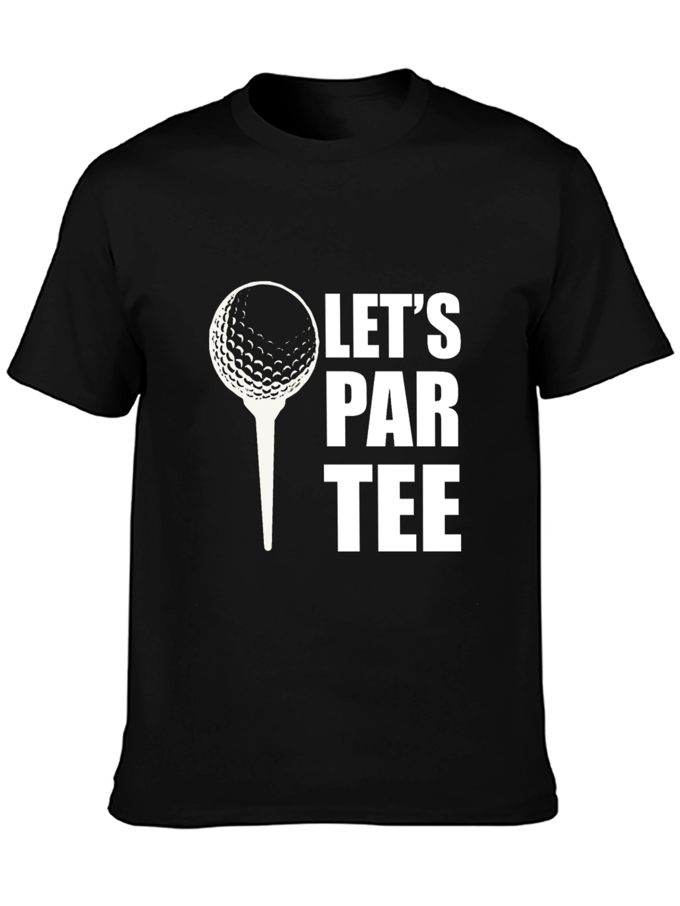 Lets Par Tee Golf T-Shirt - Black