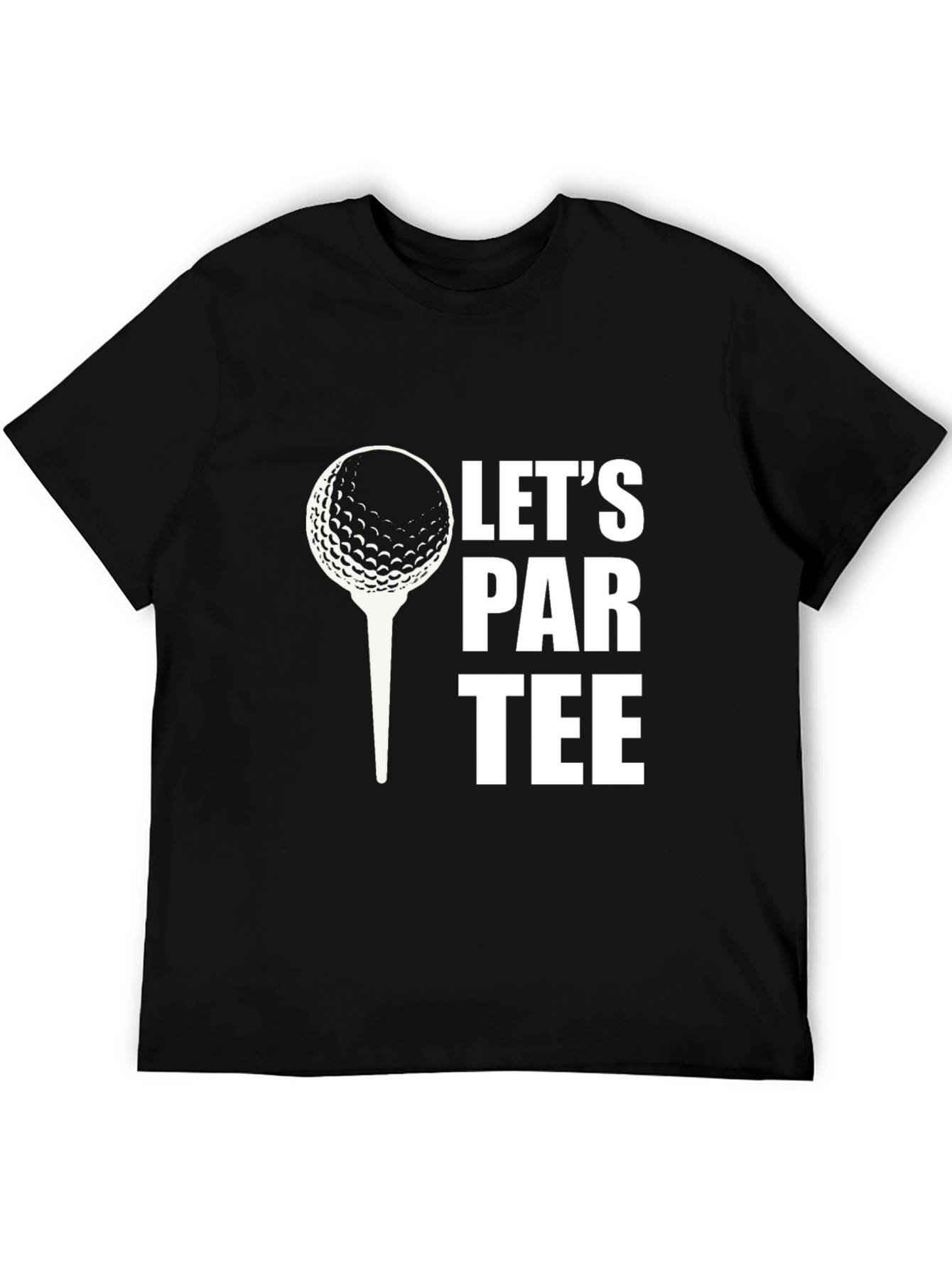 Lets Par Tee Golf T-Shirt - Black