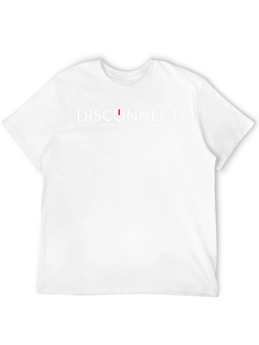 Disconnect Graphic Tee - Modern Black T-Shirt