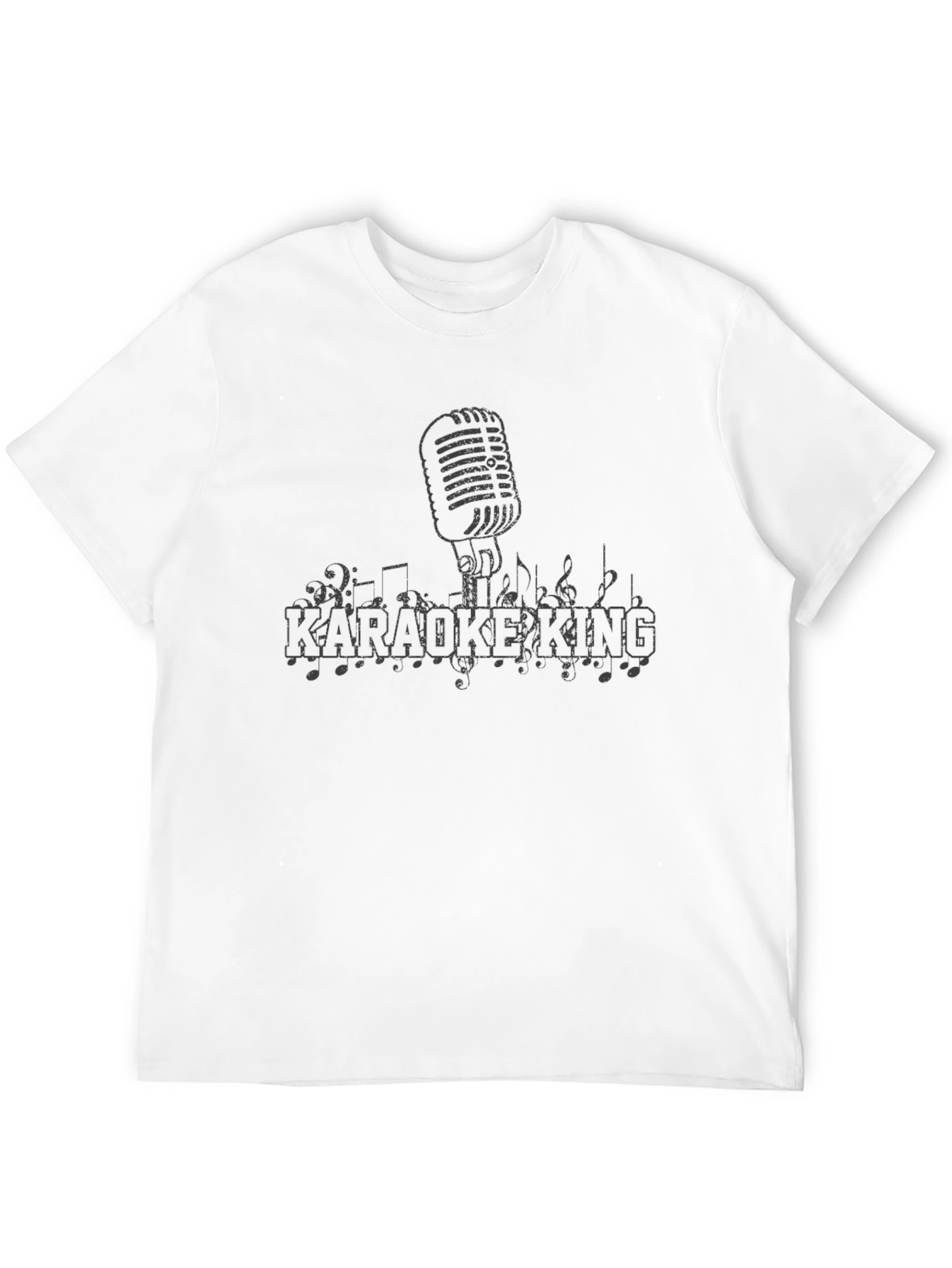 Karaoke King Graphic T-Shirt - Music Lover Tee