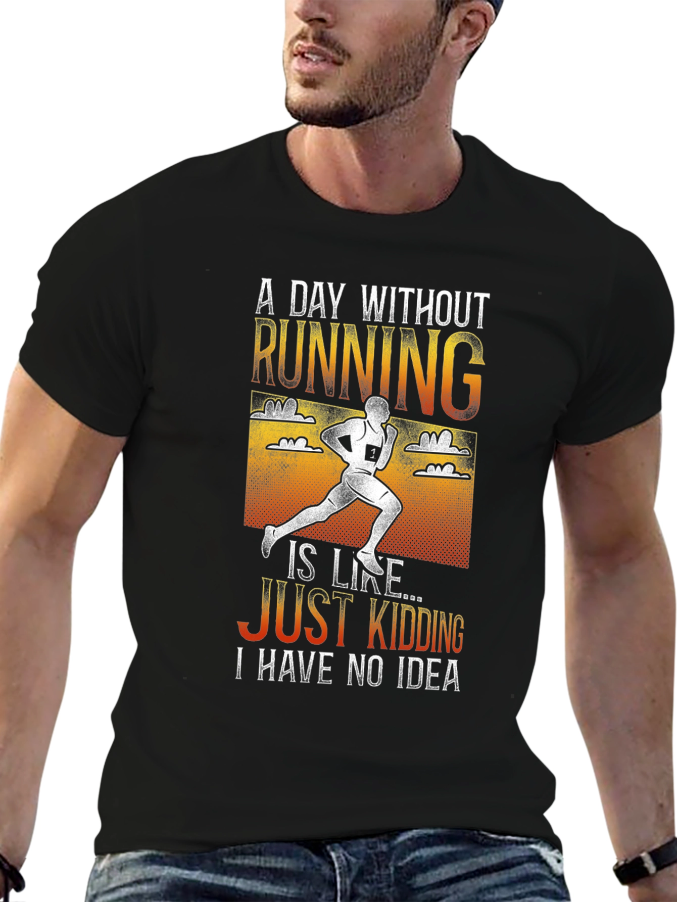 Funny Running T-Shirt: A Day Without Running