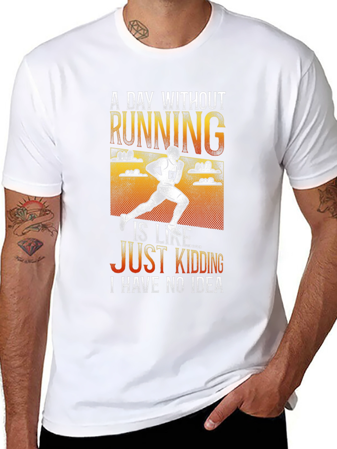 Funny Running T-Shirt: A Day Without Running