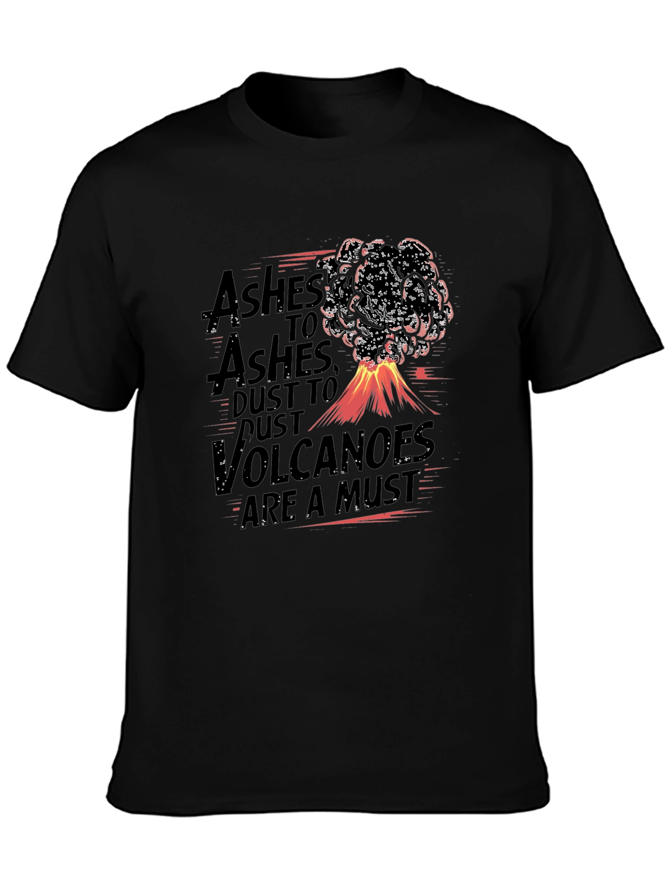 Volcano Eruption Graphic T-Shirt