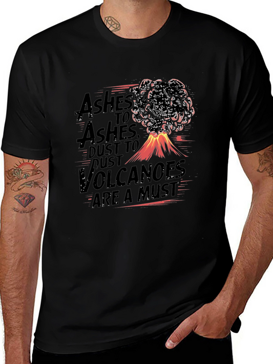 Volcano Eruption Graphic T-Shirt
