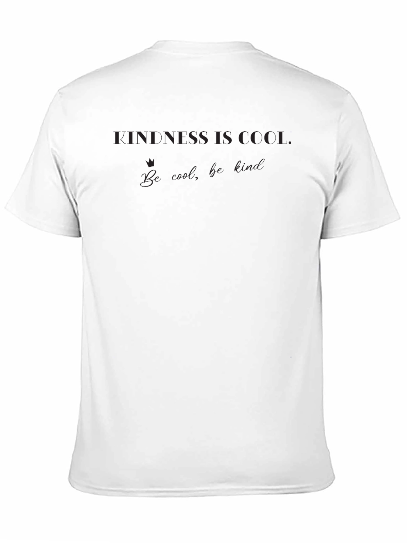 Kindness Is Cool Black Graphic Tee
