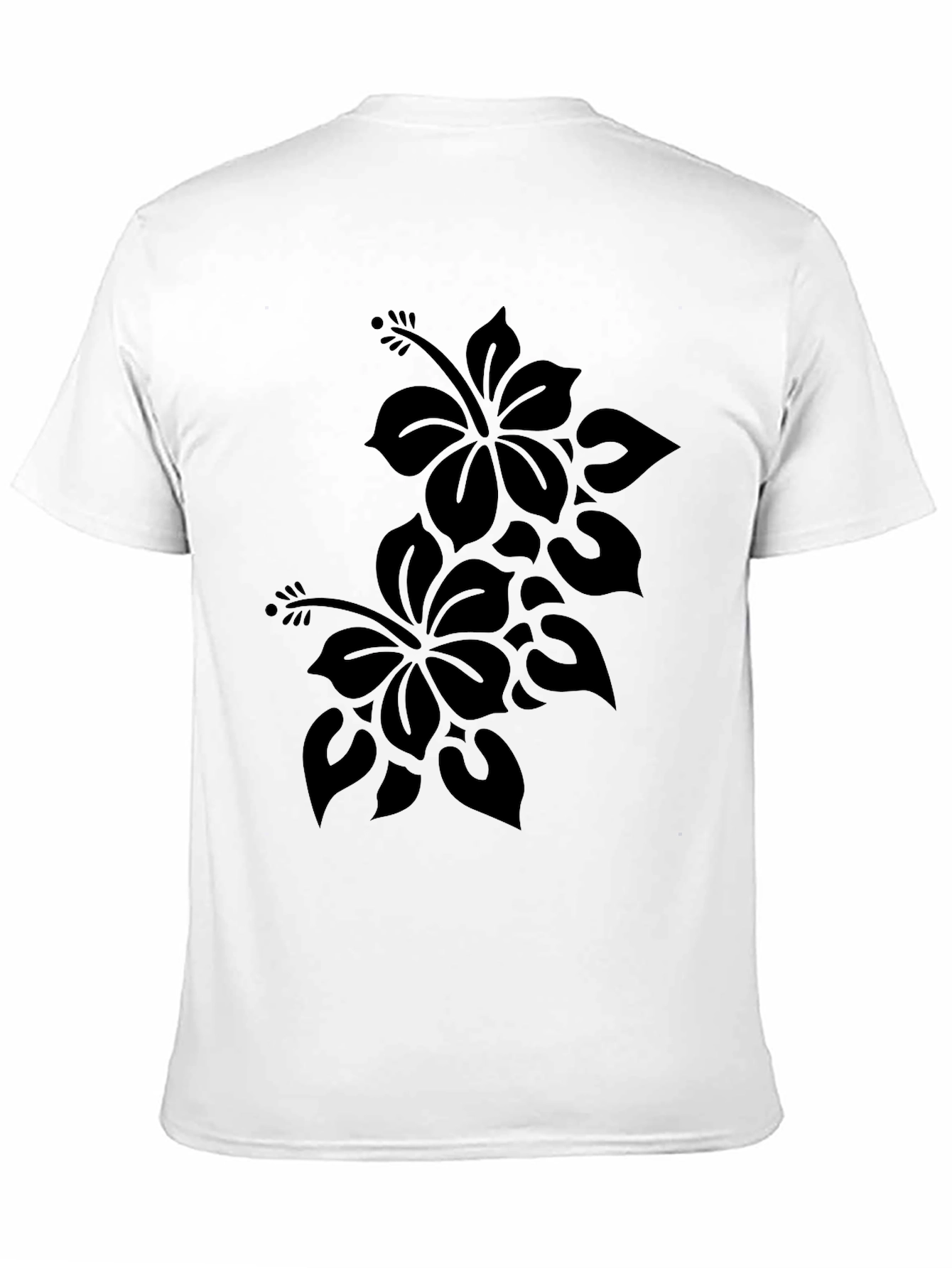 Black Floral Graphic Tee