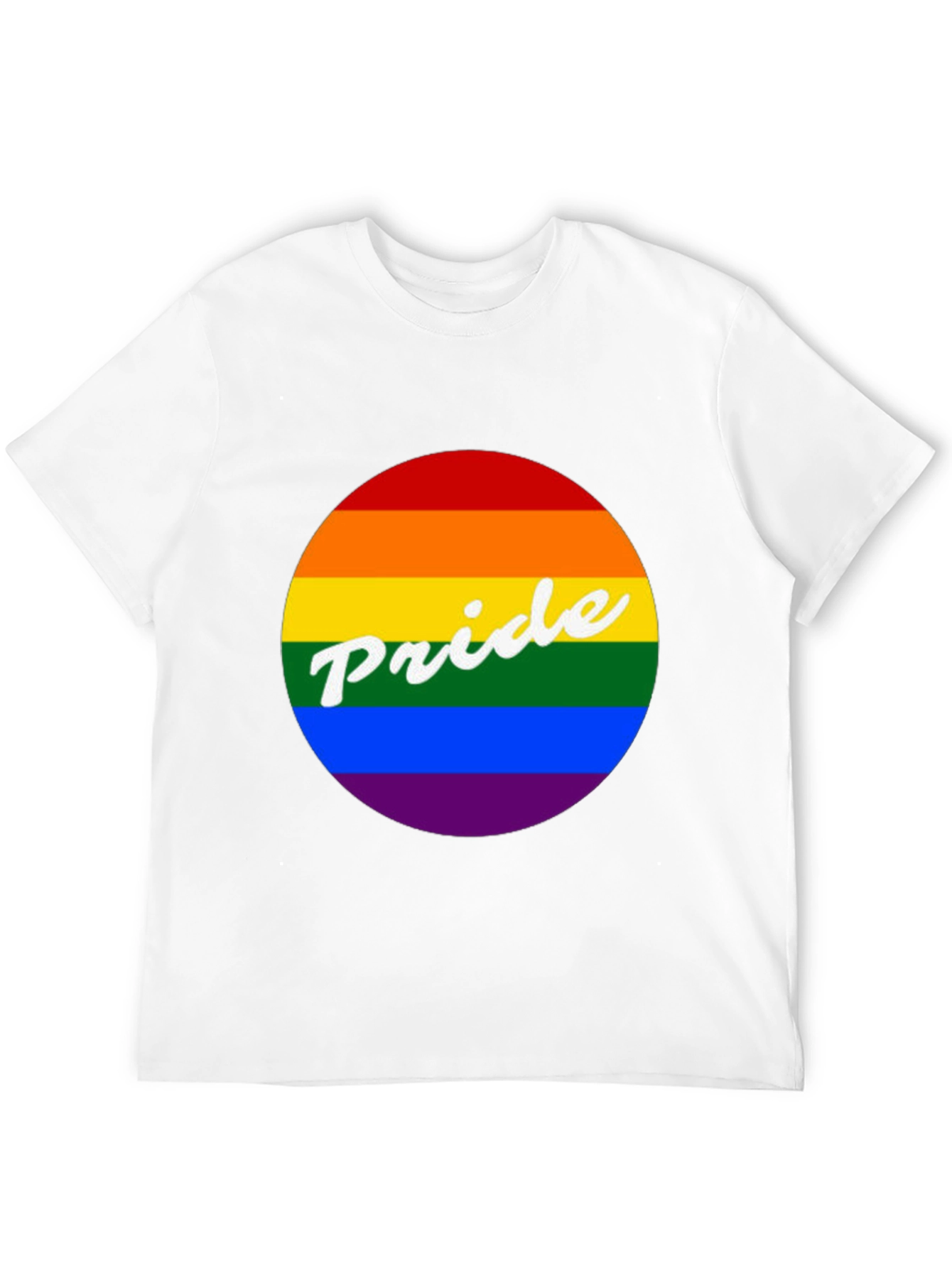 Pride Rainbow Graphic Tee - Unisex Black T-Shirt