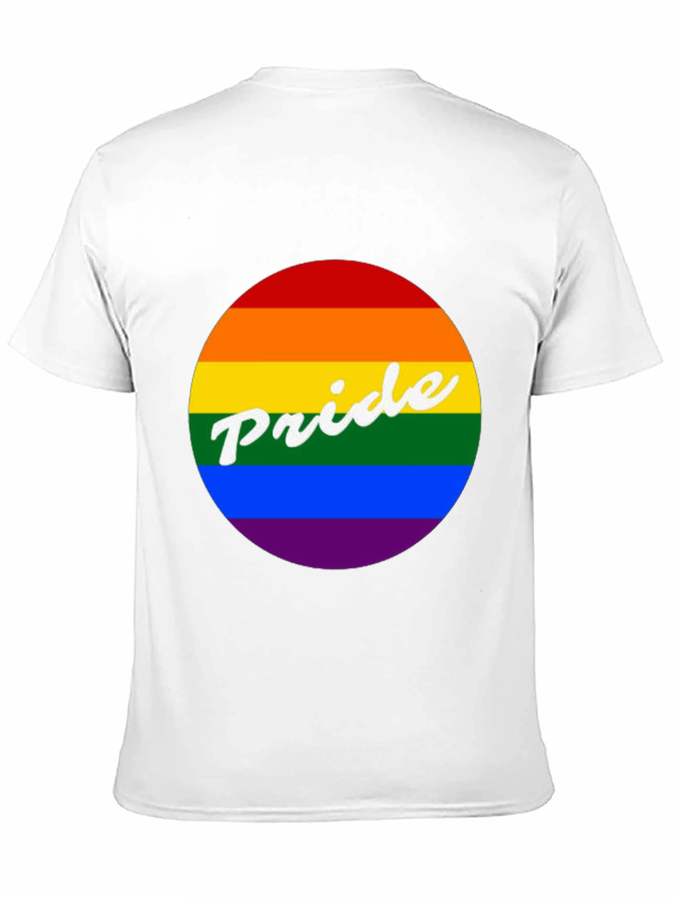 Pride Rainbow Graphic Tee - Unisex Black T-Shirt