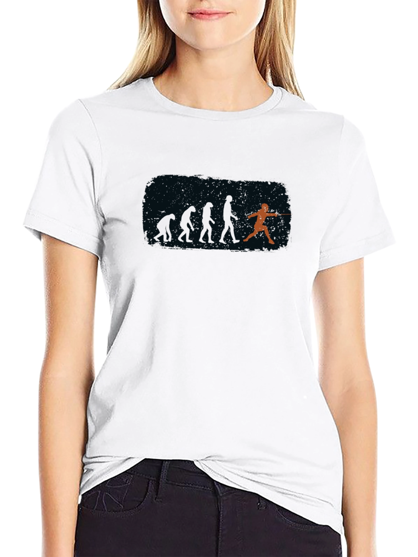 Fencing Evolution Graphic T-Shirt