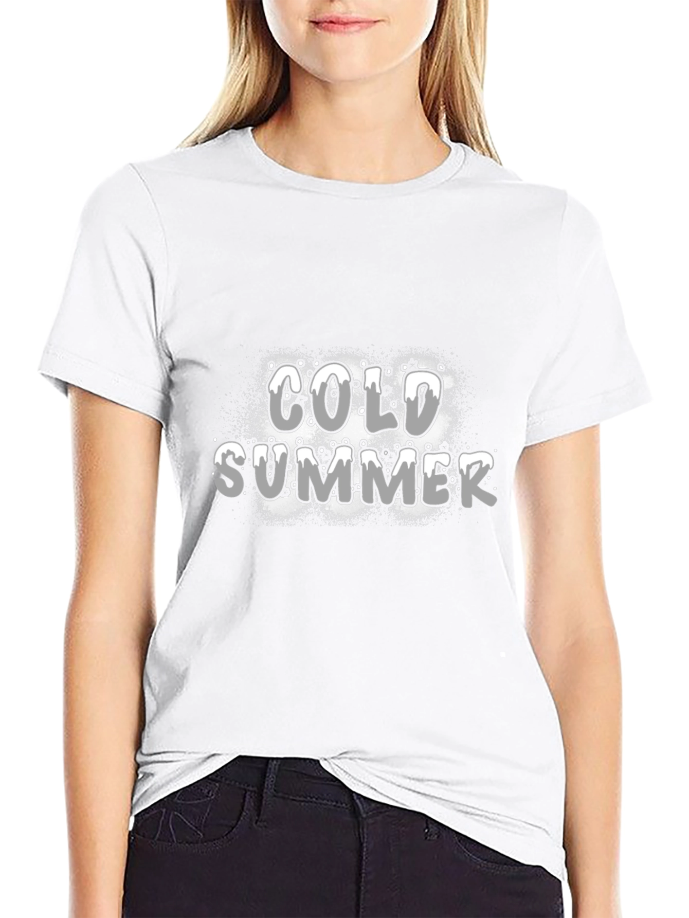 Cold Summer Graphic Tee - Black