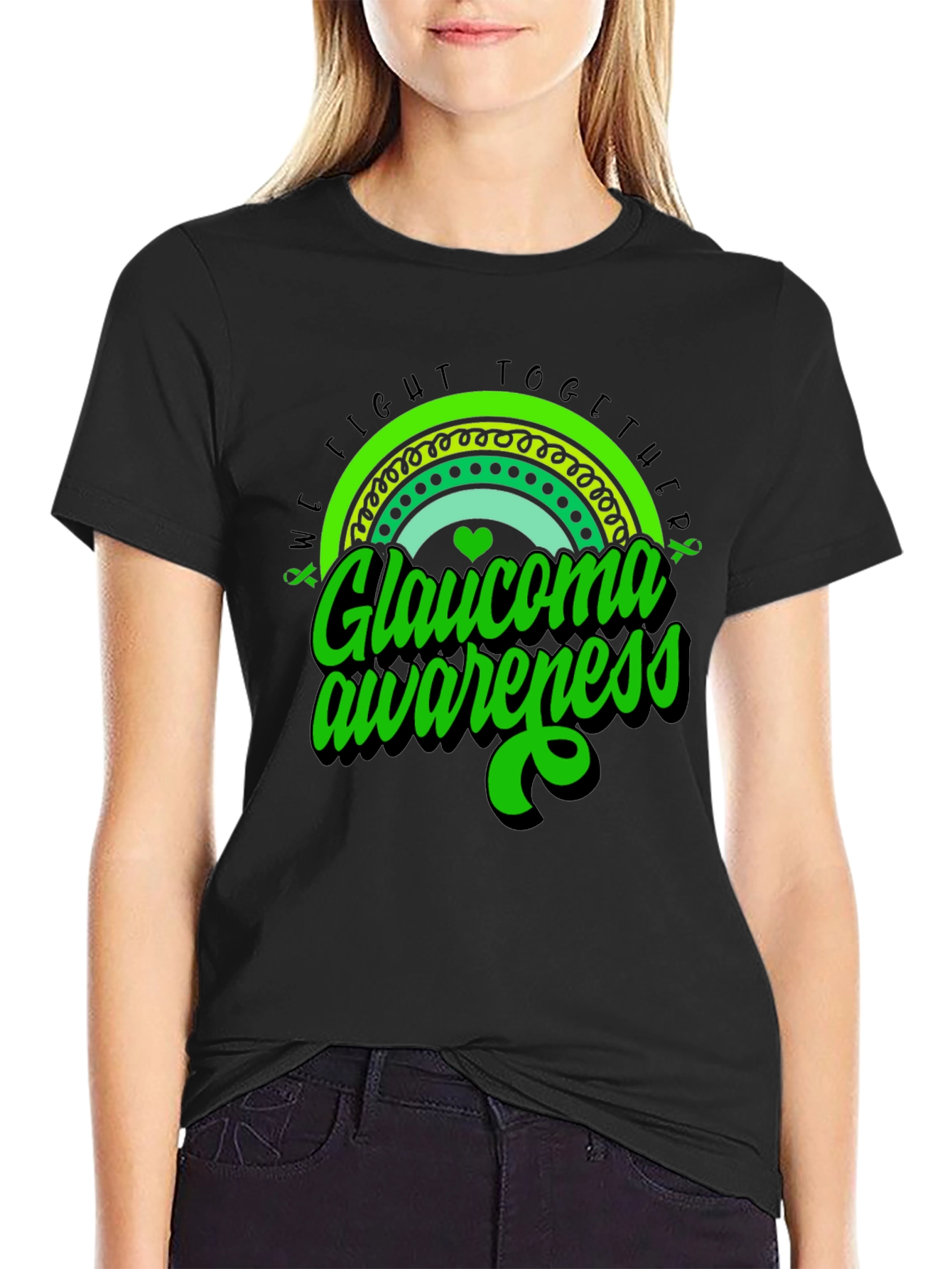 Glaucoma Awareness T-Shirt - Fight Together