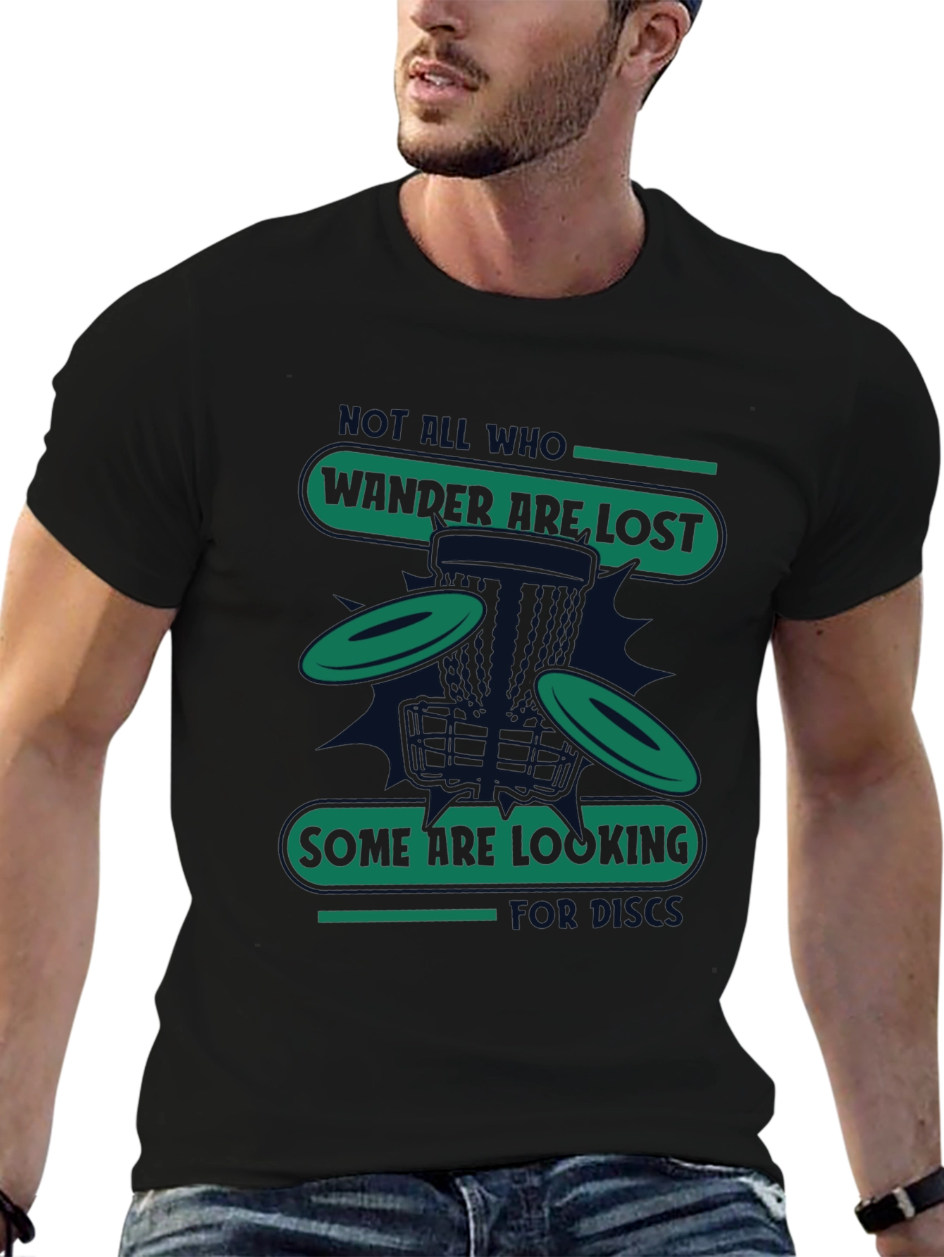 Disc Golf T-Shirt: Not All Who Wander