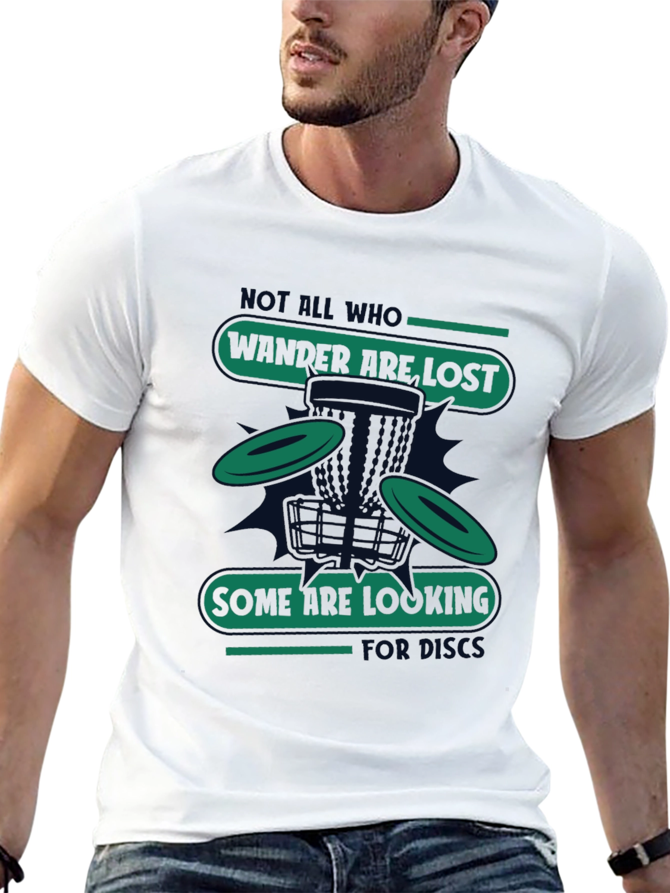 Disc Golf T-Shirt: Not All Who Wander