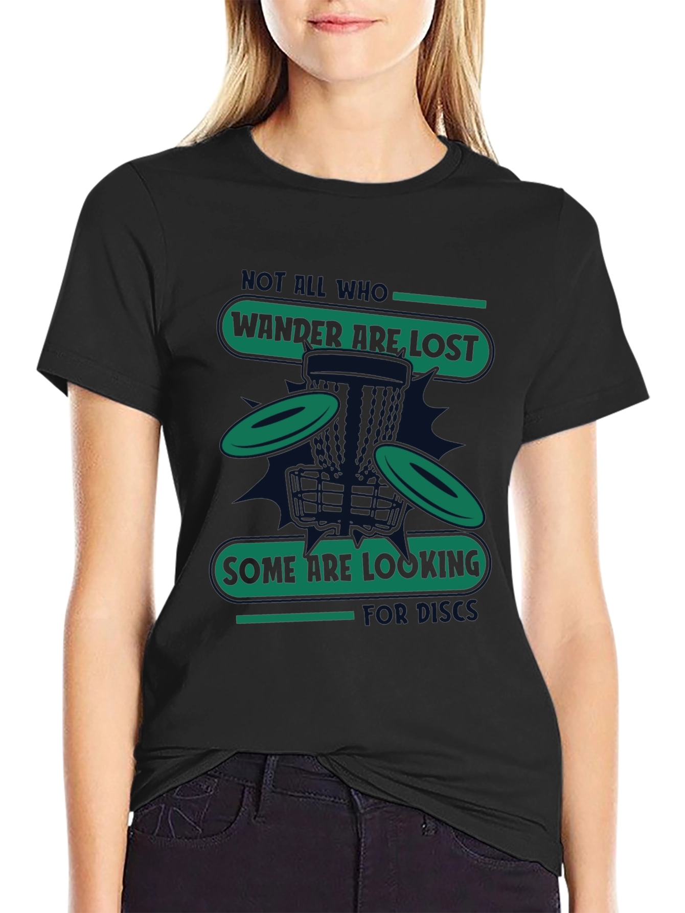 Disc Golf T-Shirt: Not All Who Wander