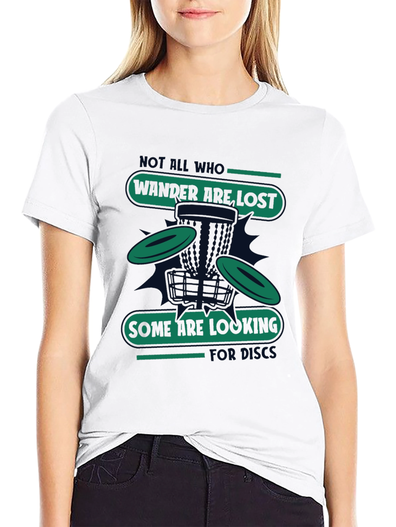 Disc Golf T-Shirt: Not All Who Wander