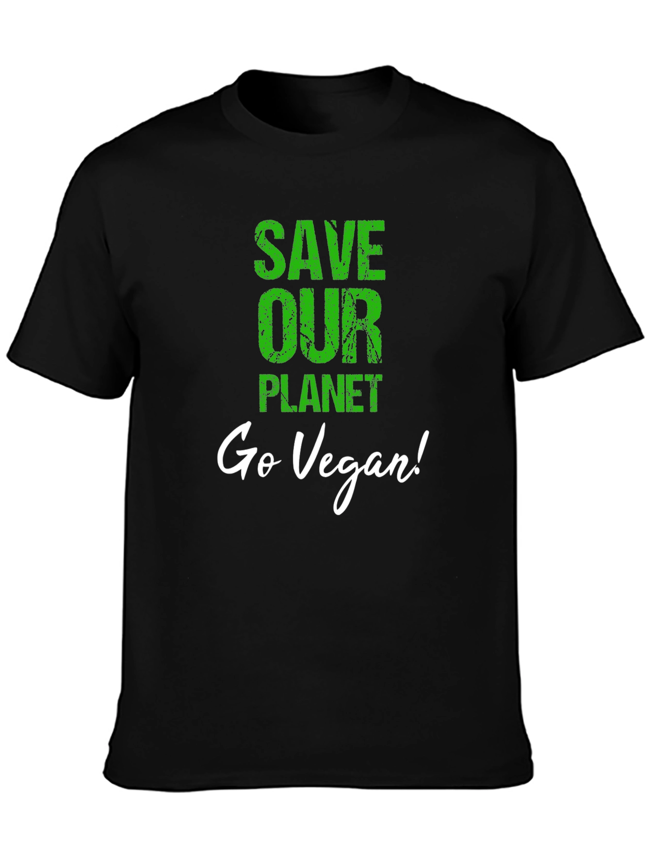 Save Our Planet Go Vegan Graphic Tee
