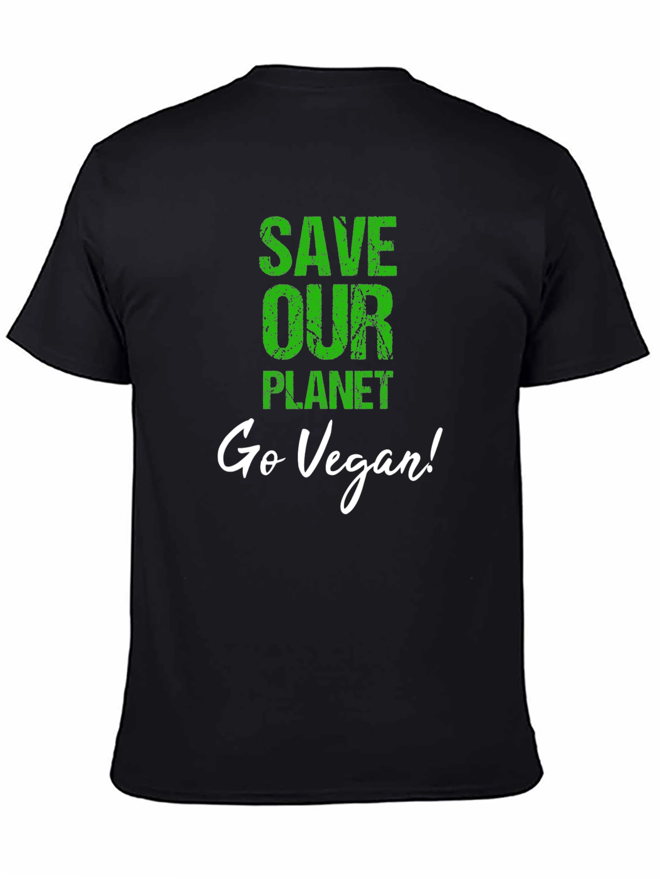 Save Our Planet Go Vegan Graphic Tee