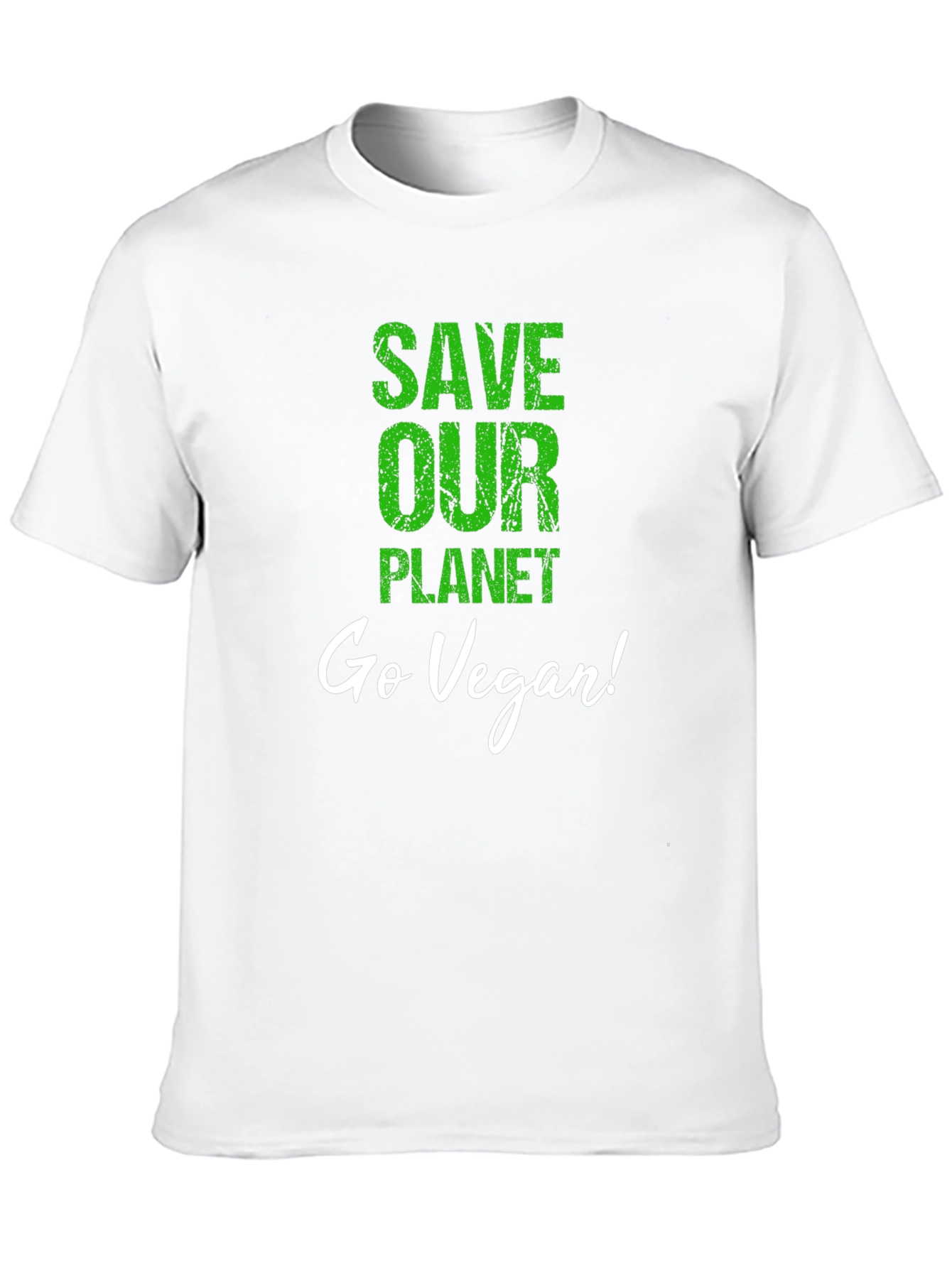 Save Our Planet Go Vegan Graphic Tee
