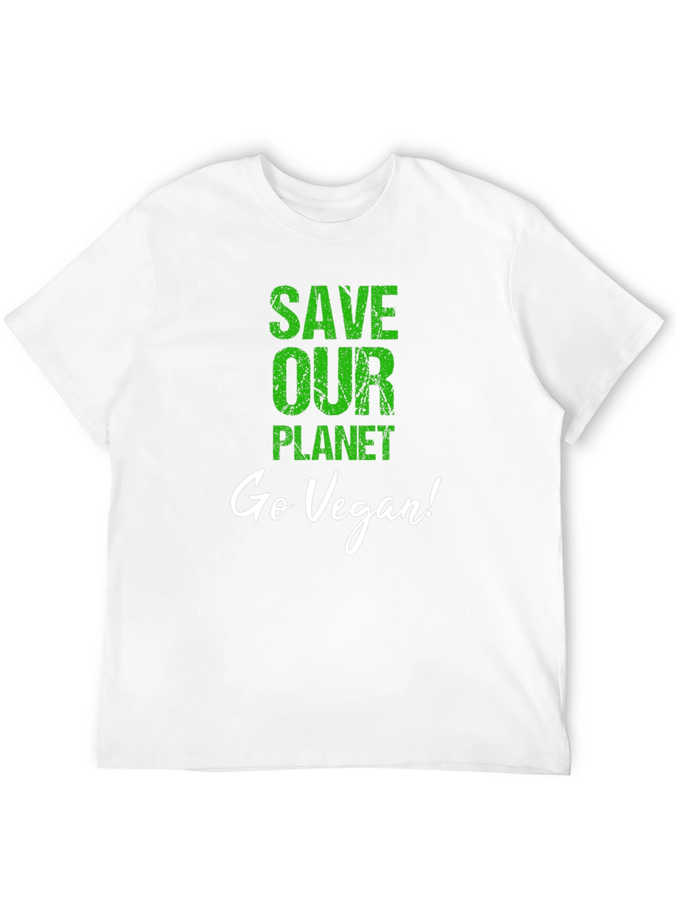 Save Our Planet Go Vegan Graphic Tee