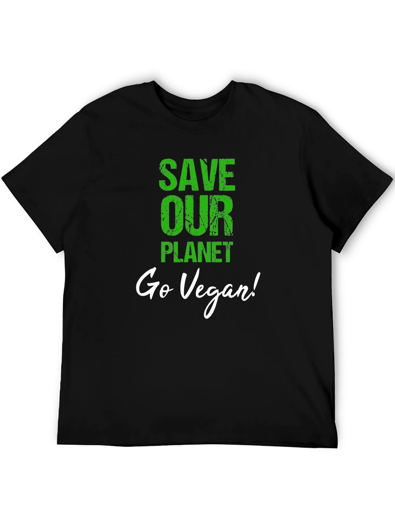 Save Our Planet Go Vegan Graphic Tee