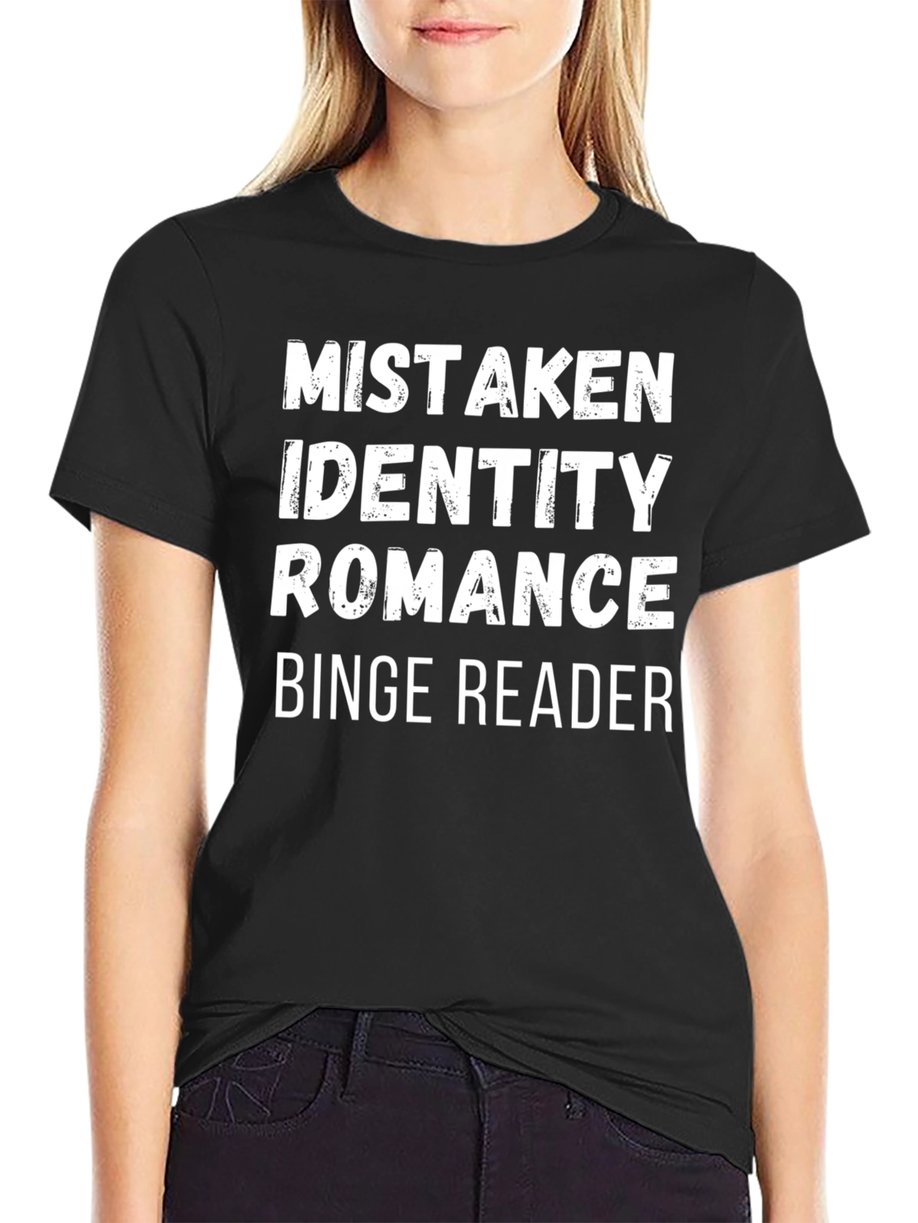Mistaken Identity Romance Binge Reader Tee