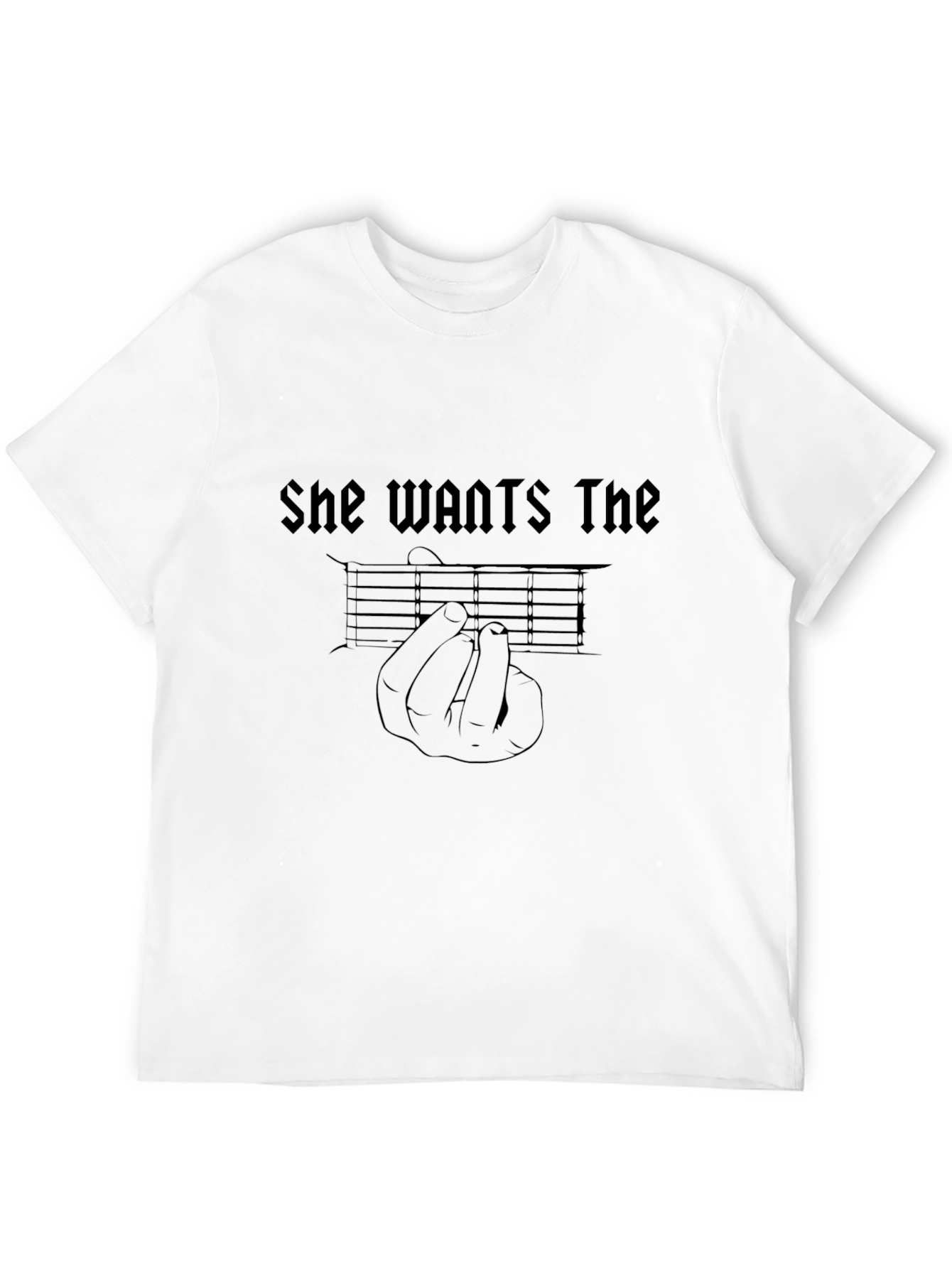 She Wants The D Guitar T-Shirt