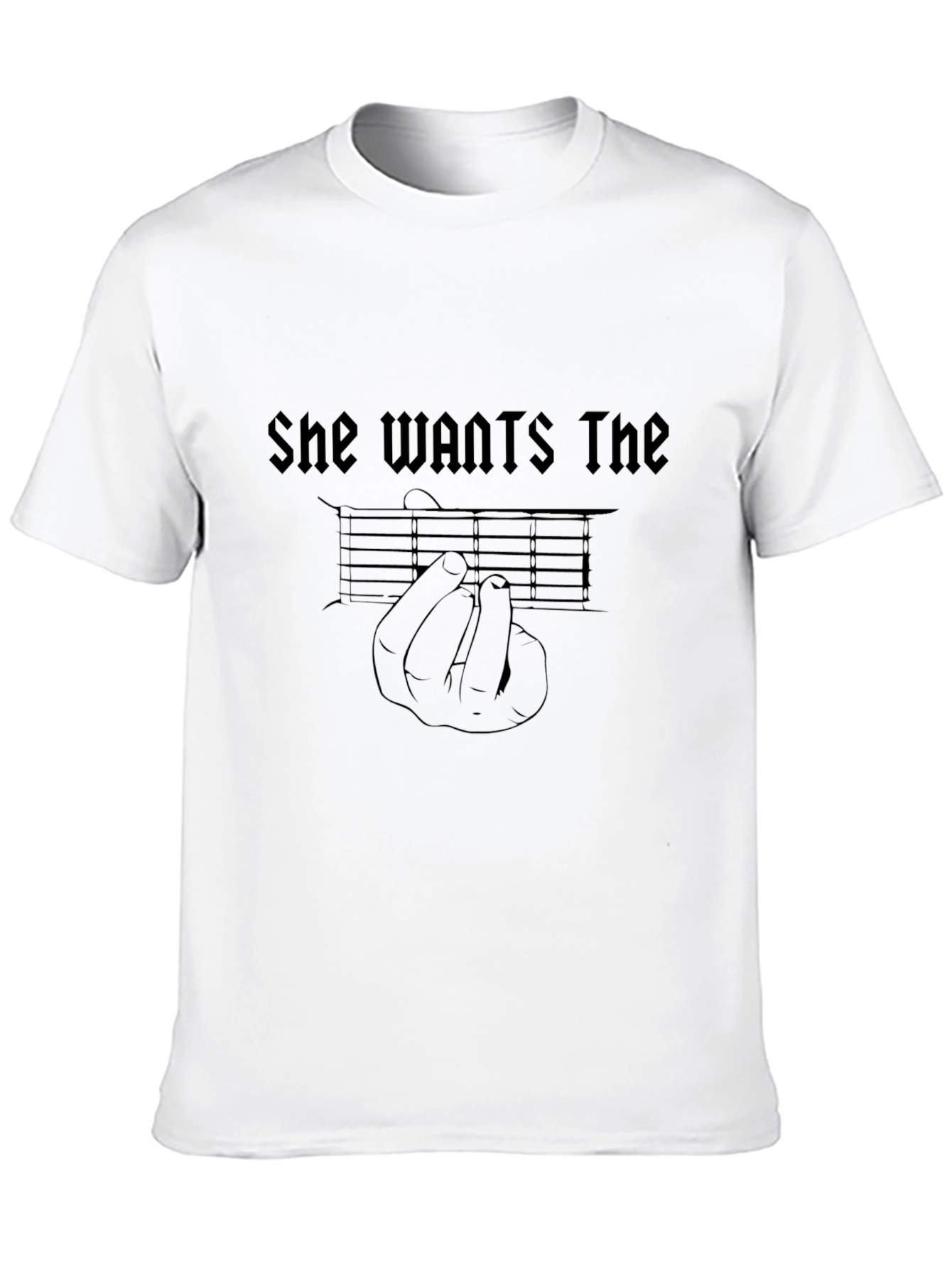 She Wants The D Guitar T-Shirt