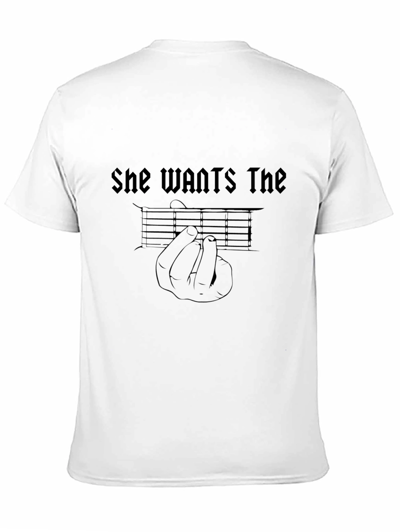 She Wants The D Guitar T-Shirt