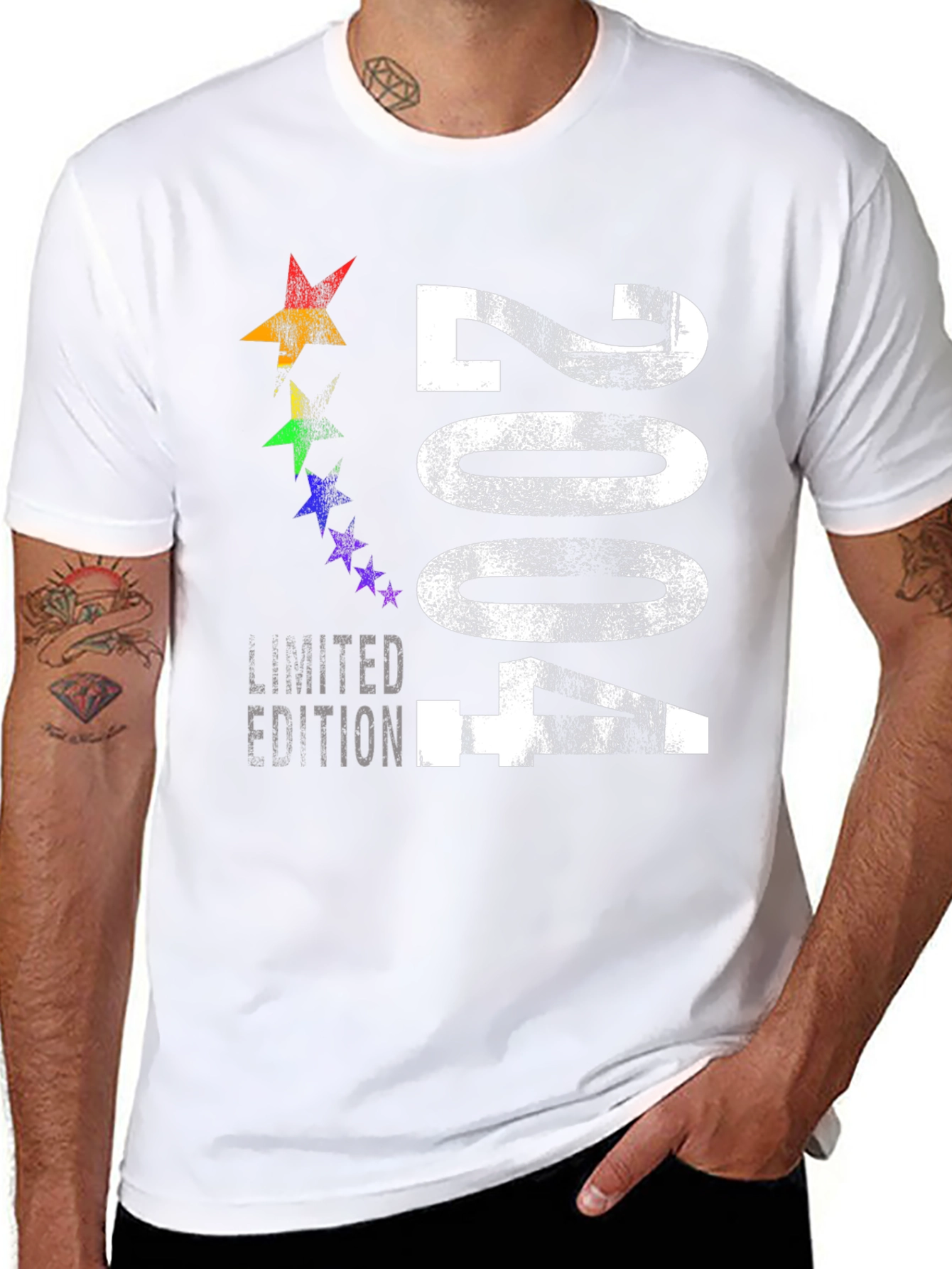 2004 Limited Edition Rainbow Star T-Shirt