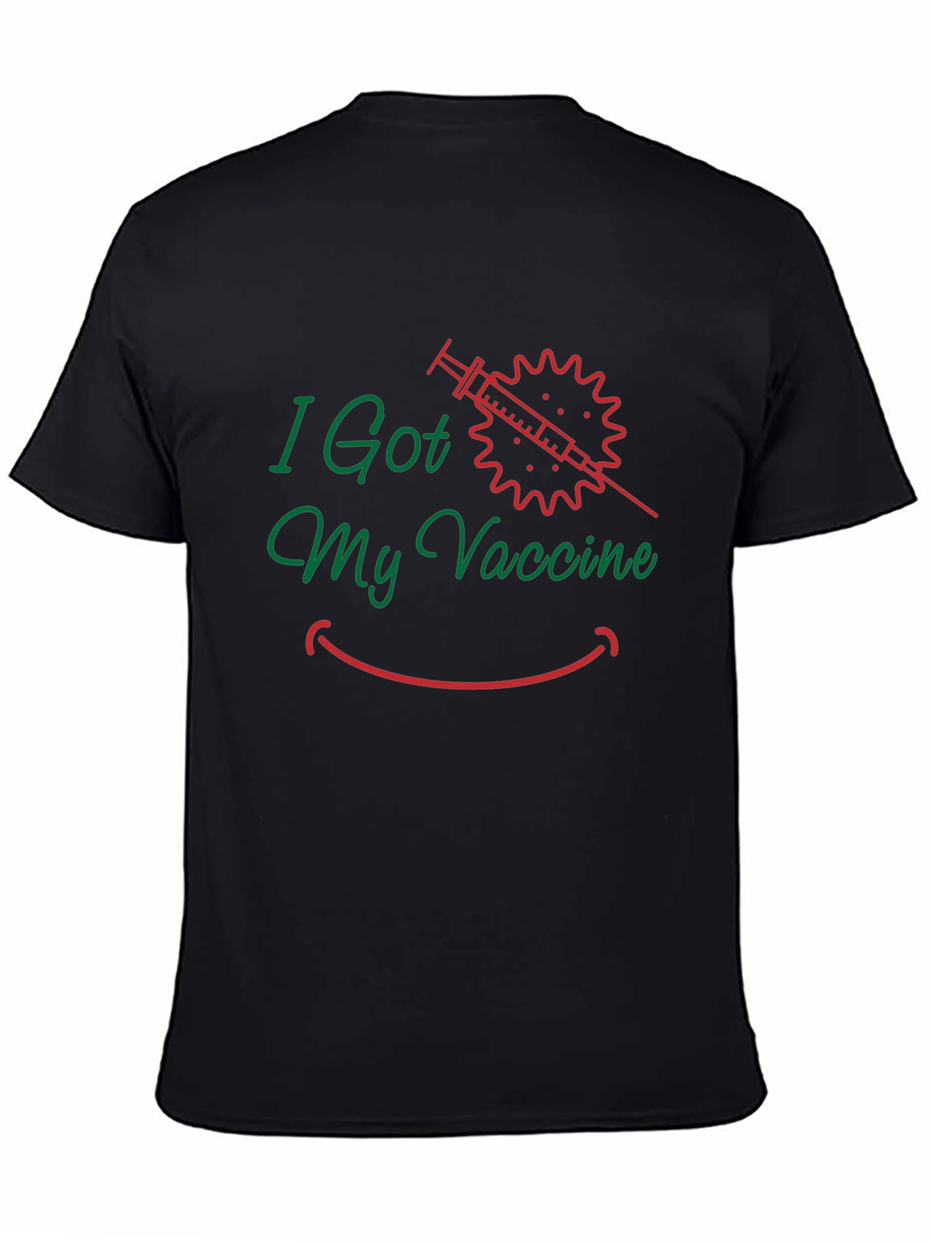 I Got My Vaccine Graphic T-Shirt - Black