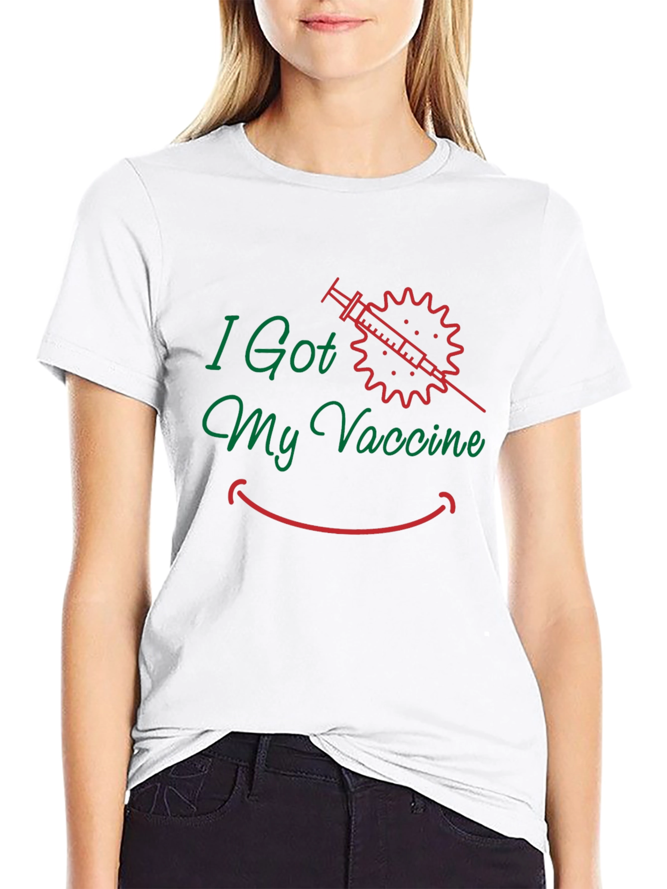 I Got My Vaccine Graphic T-Shirt - Black