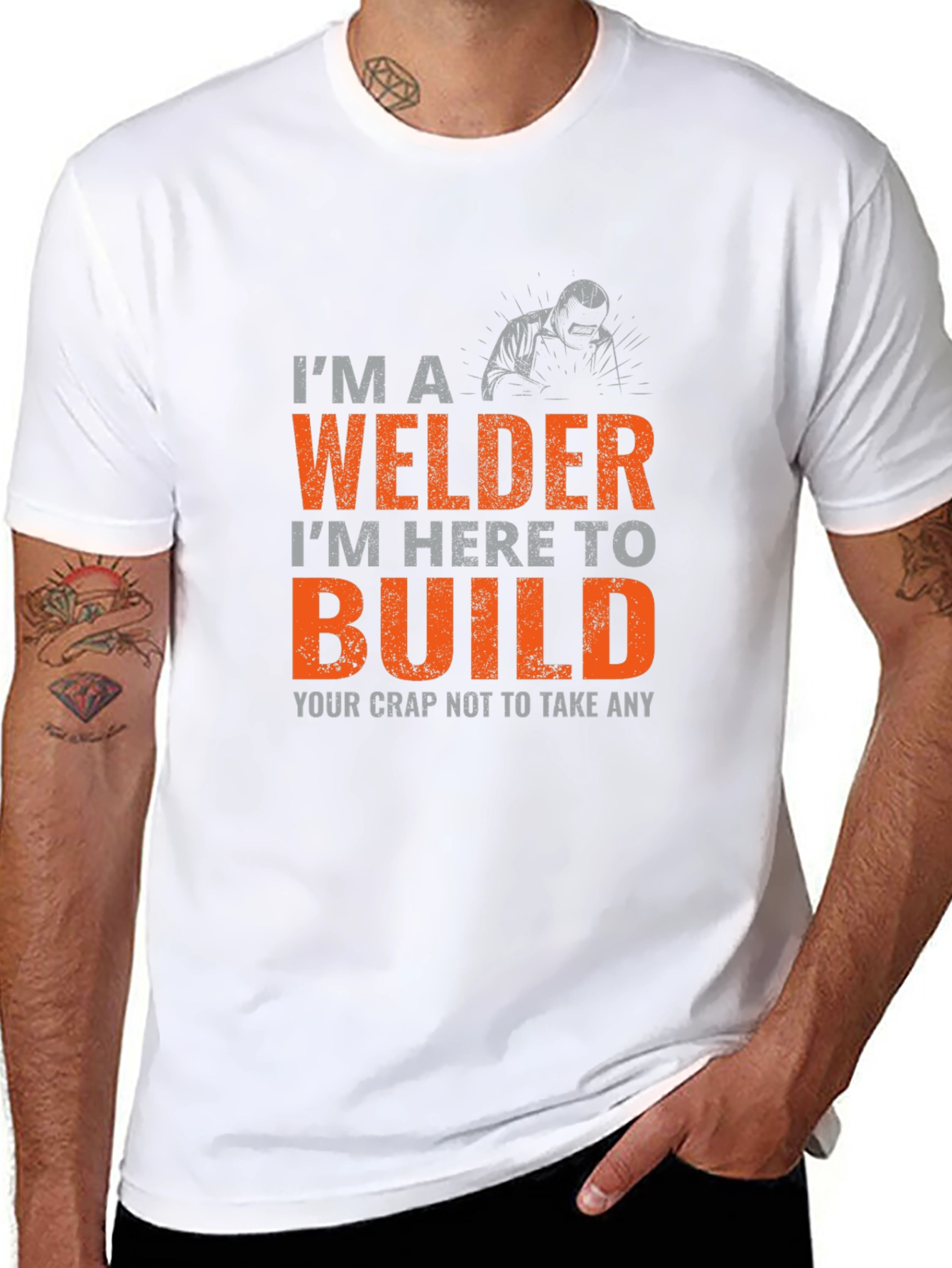 Welder Build Graphic Tee - Black